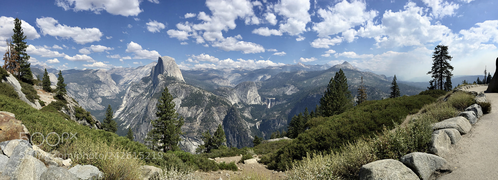 Apple iPhone 6 sample photo. Yosemite - panorama trail photography