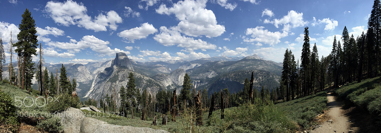 Apple iPhone 6 sample photo. Yosemite - panorama trail photography