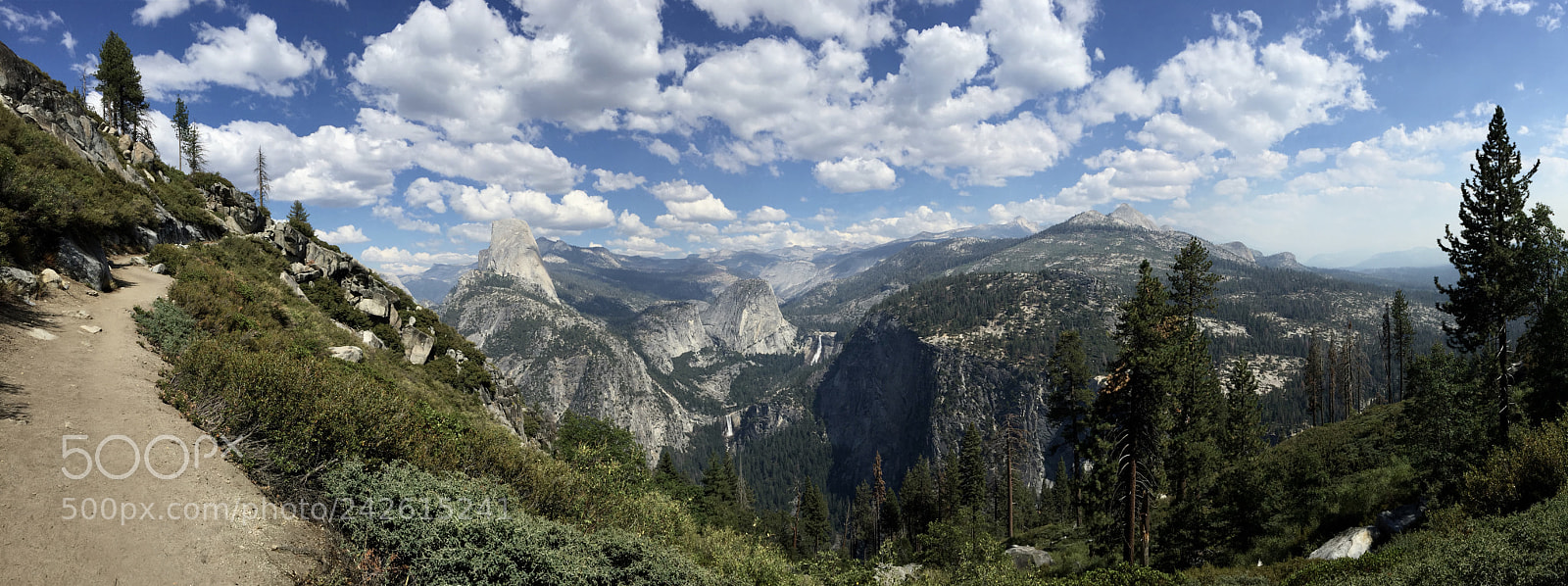 Apple iPhone 6 sample photo. Yosemite - panorama trail photography