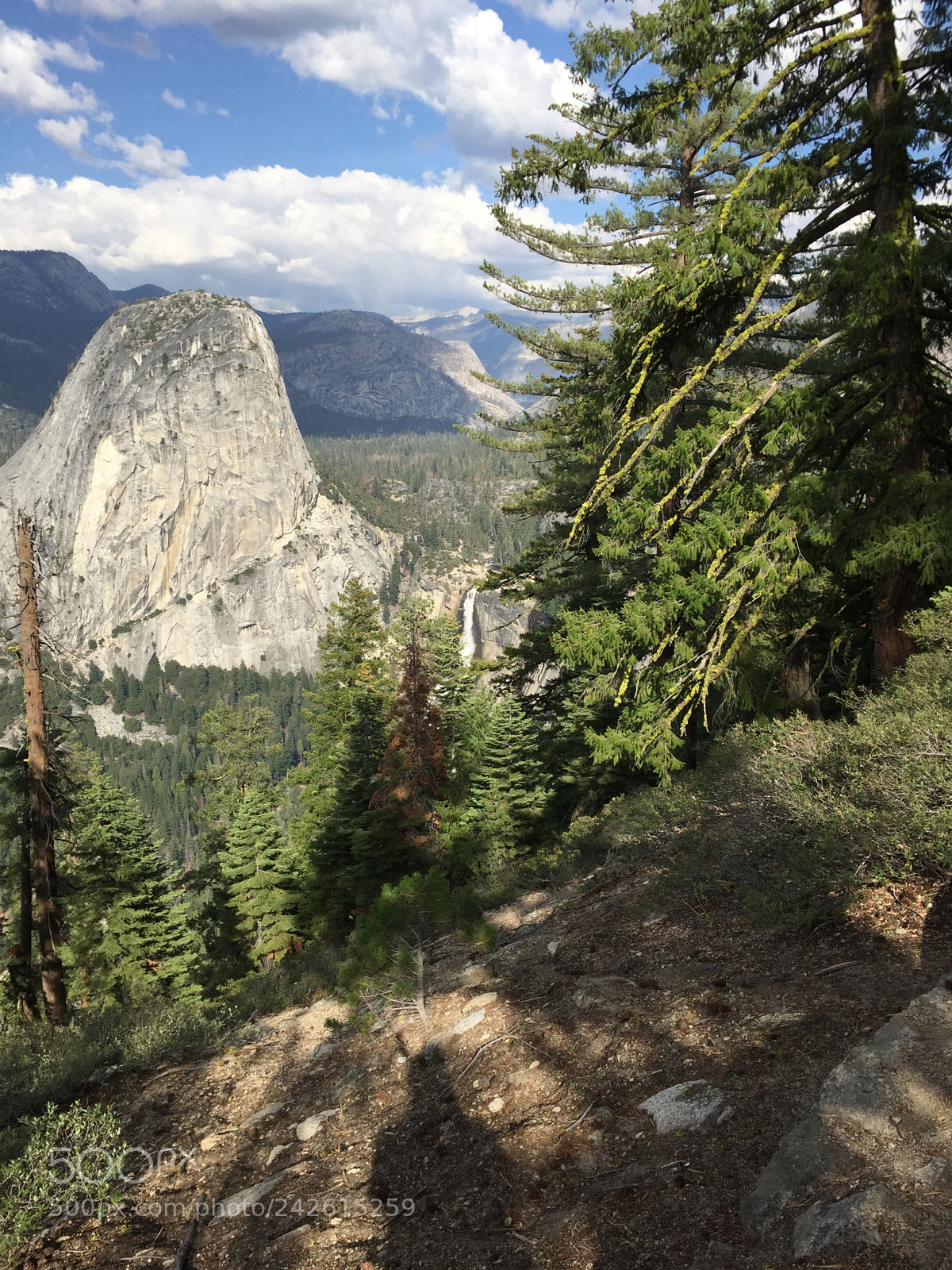 Apple iPhone 6 sample photo. Yosemite - panorama trail photography