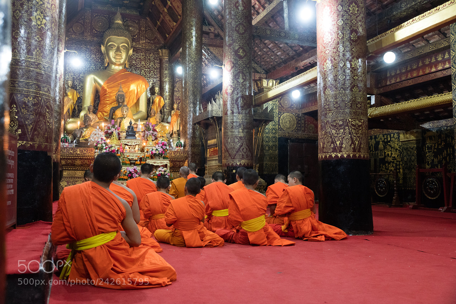 Canon EOS 5DS R sample photo. Monks in luang prabang photography