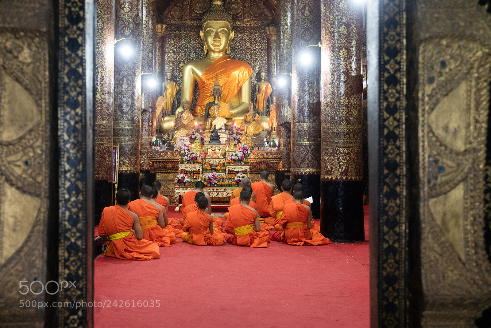 Canon EOS 5DS R sample photo. Monks in luang prabang photography