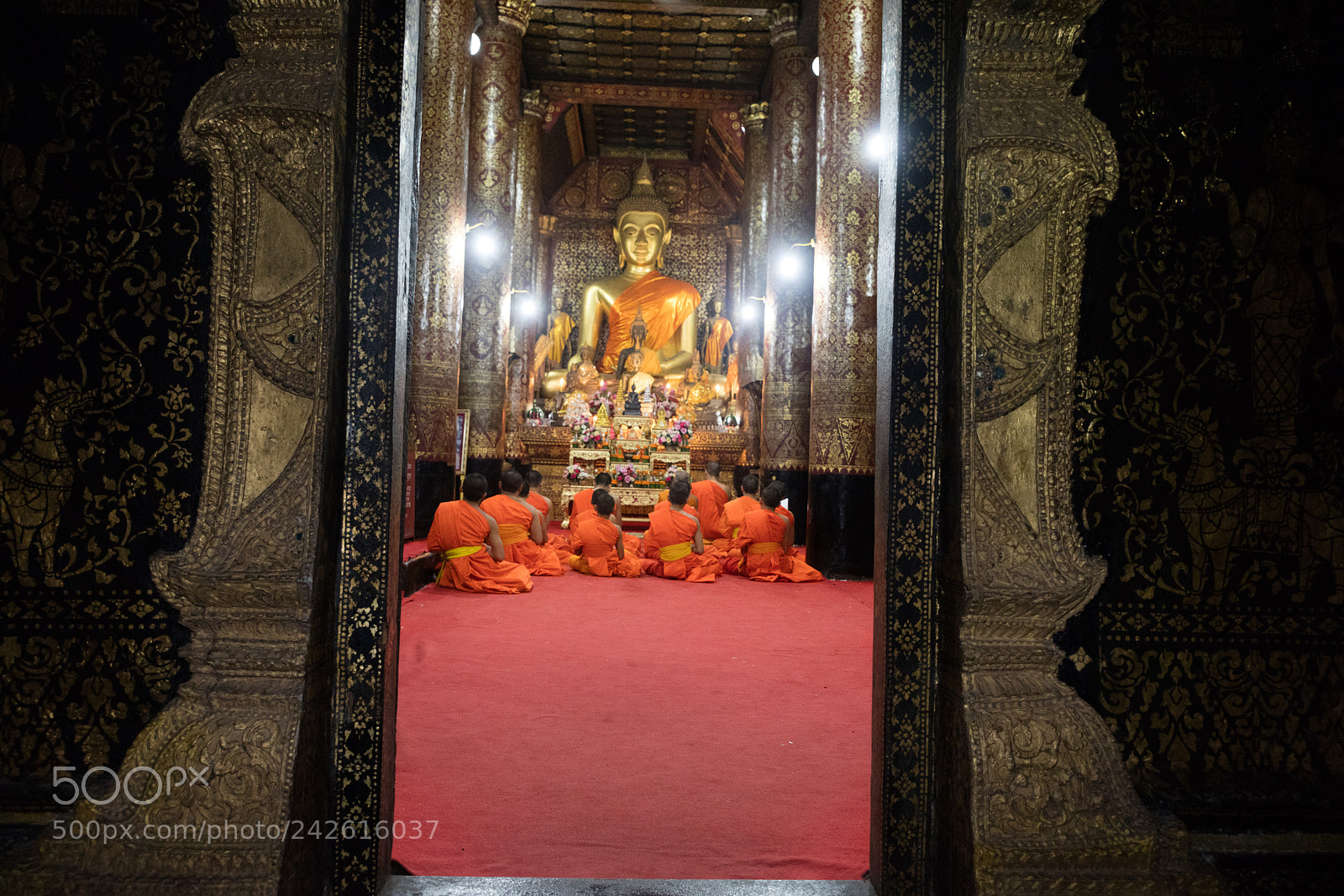 Canon EOS 5DS R sample photo. Monks in luang prabang photography