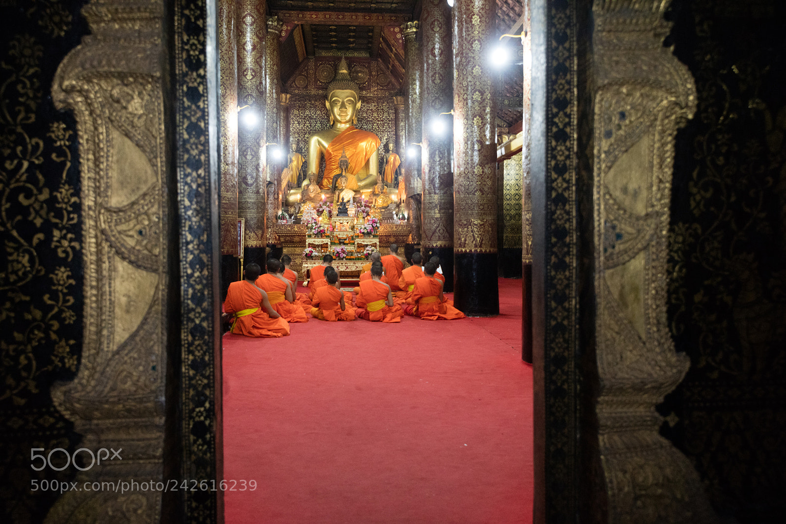 Canon EOS 5DS R sample photo. Monks in luang prabang photography