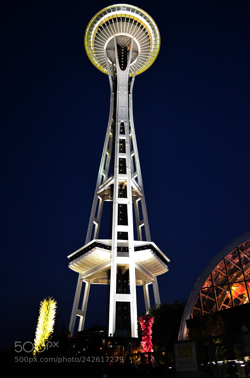 Nikon D5100 sample photo. The space needle in 2012 photography