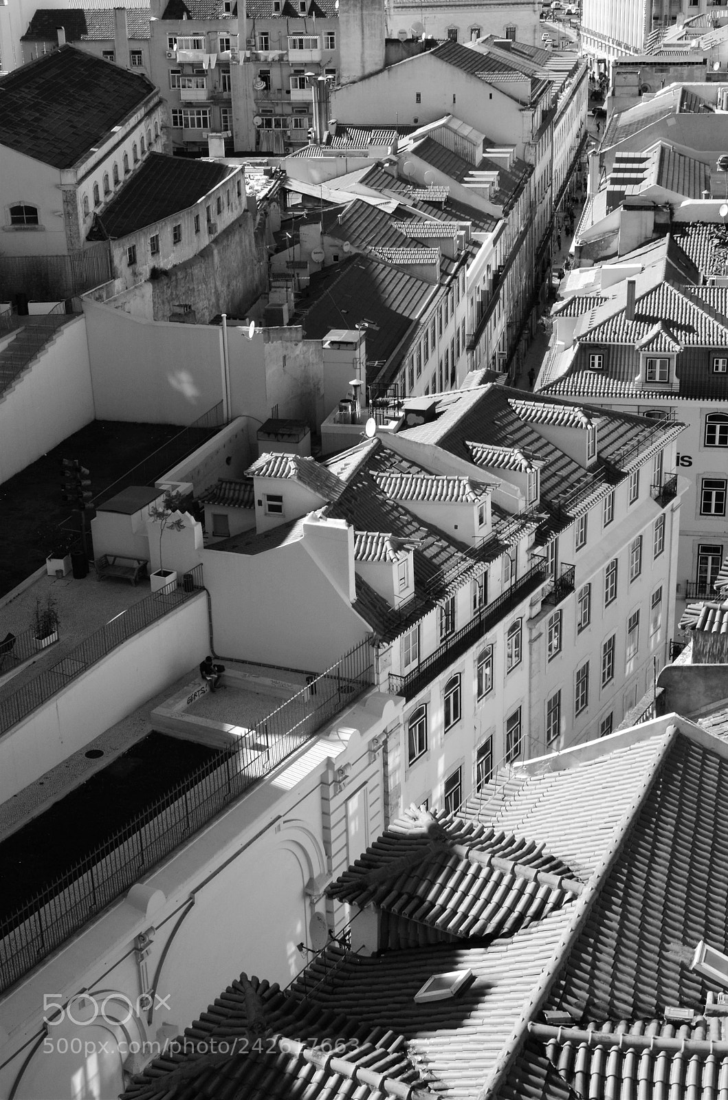 Nikon D5100 sample photo. Lisbon's rooftops photography