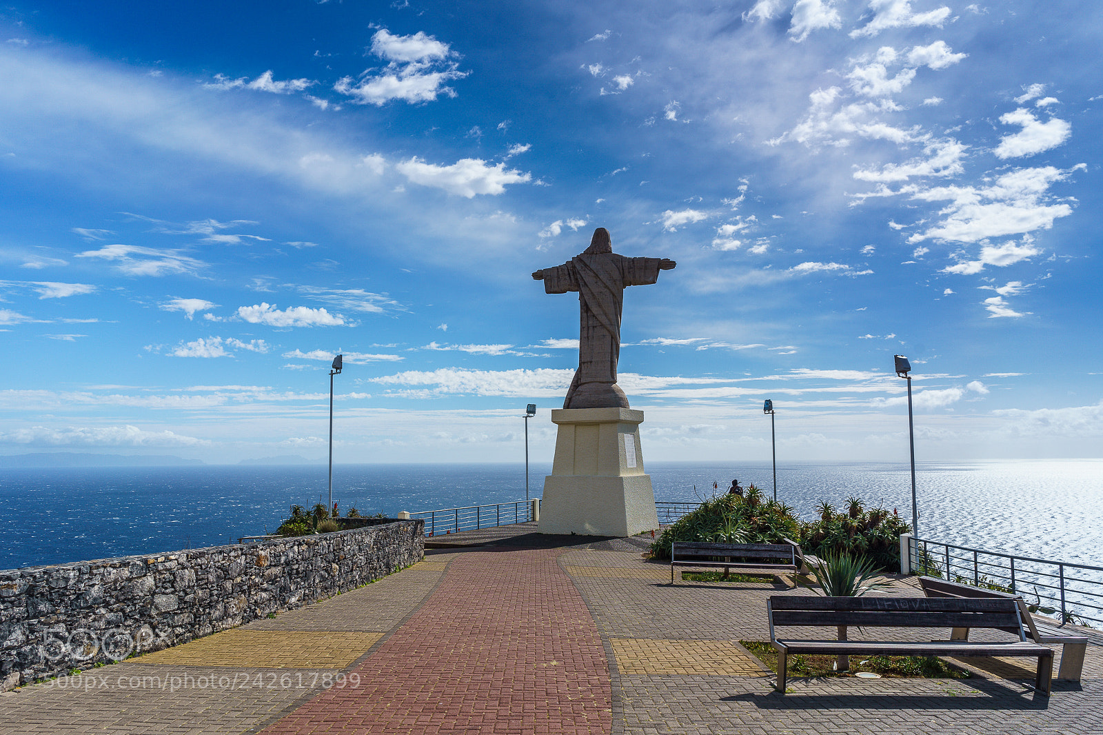 Sony a7 II sample photo. Christo rei statue in photography