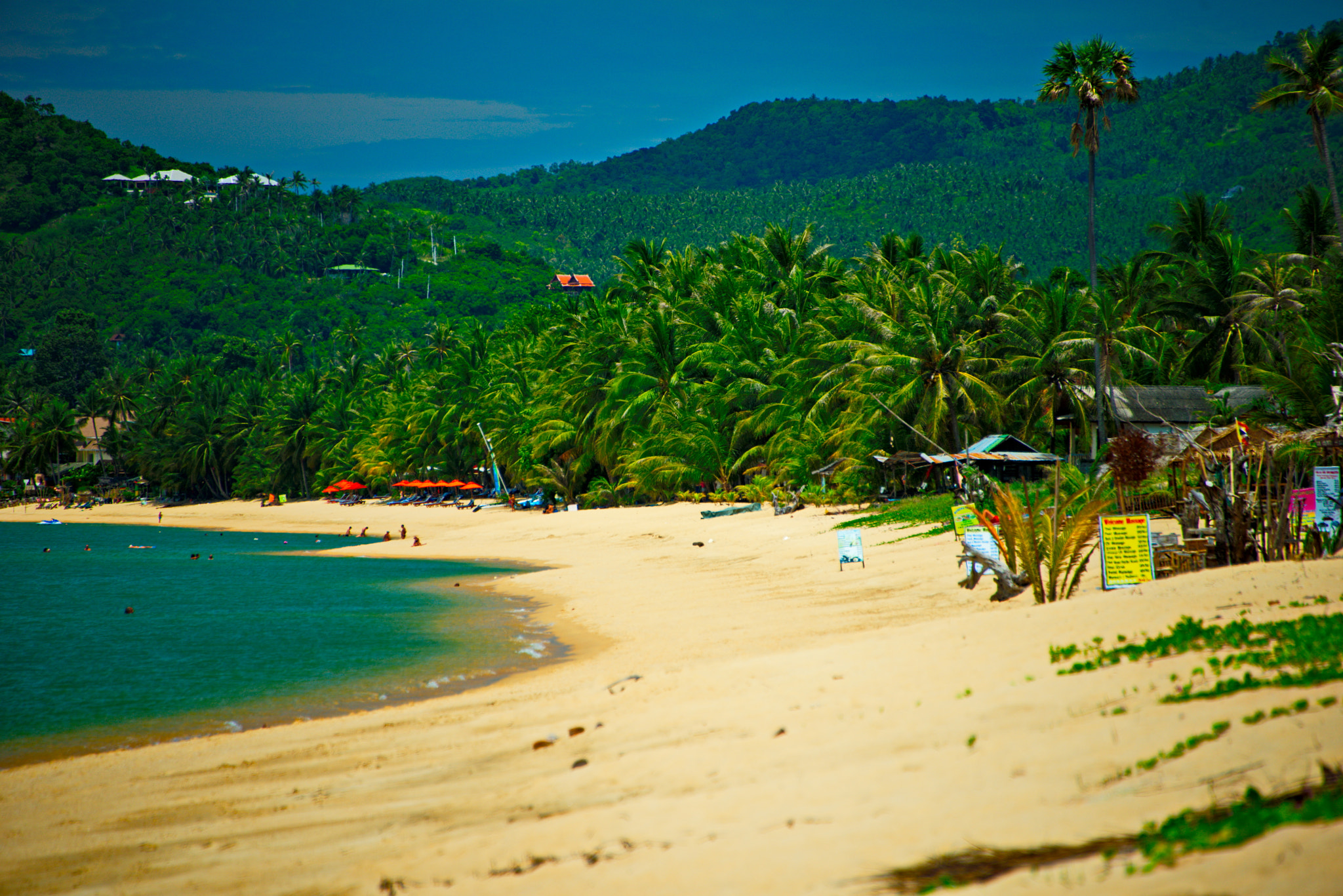 Nikon D800 sample photo. Paradise beach in ko samui photography
