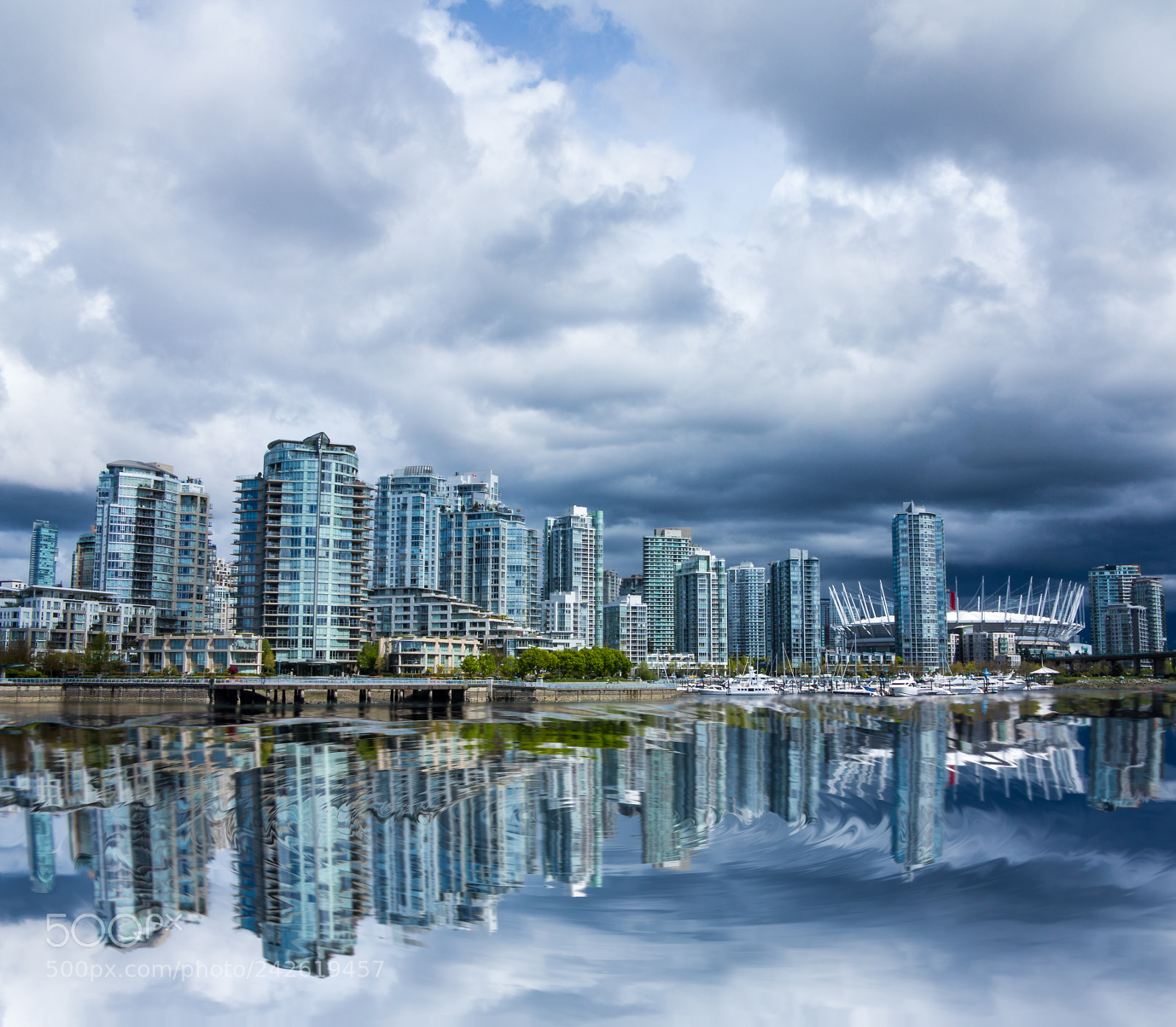 Canon PowerShot G1 X sample photo. Vancouver reflections photography