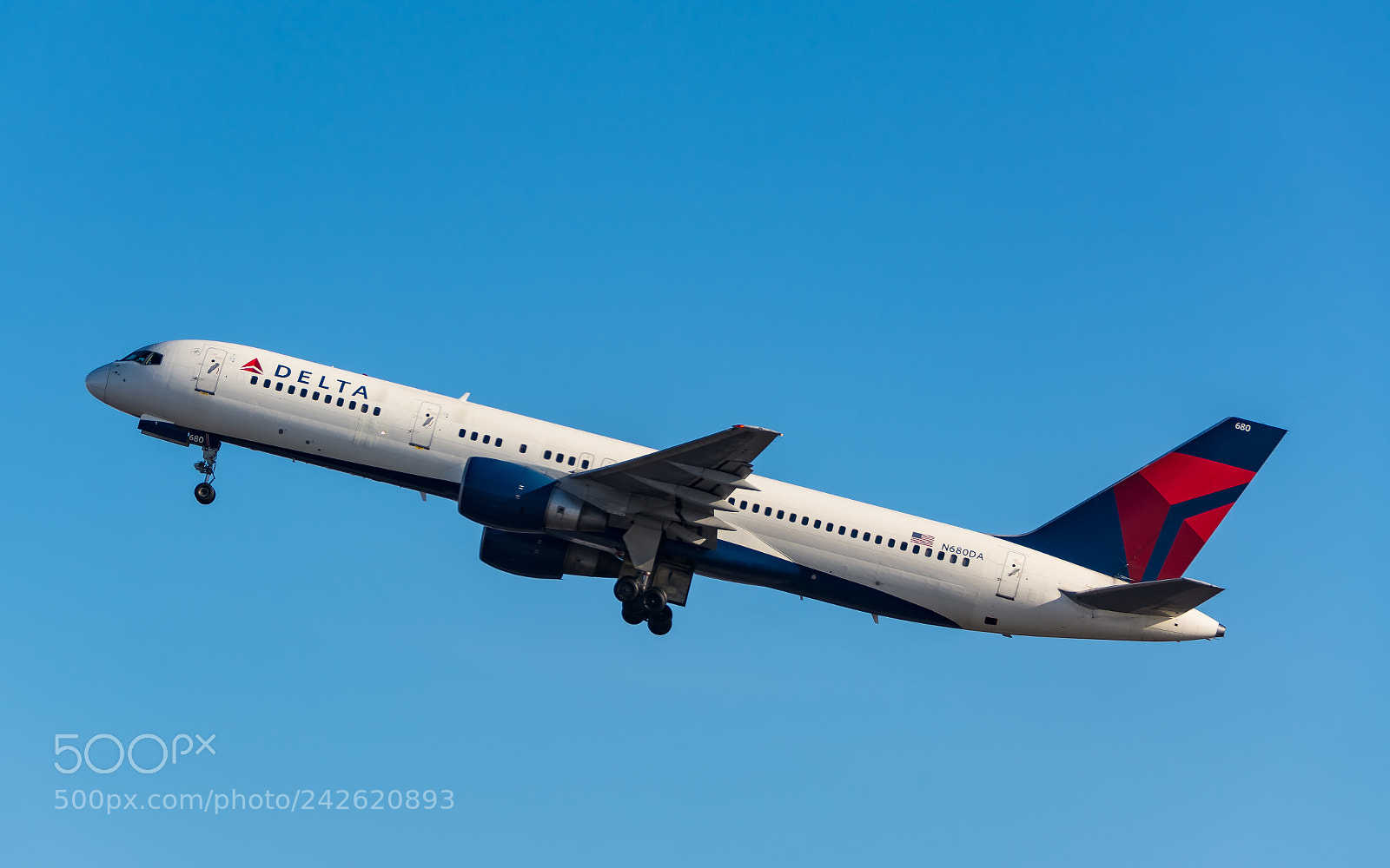 Nikon D7100 sample photo. Delta air lines boeing photography