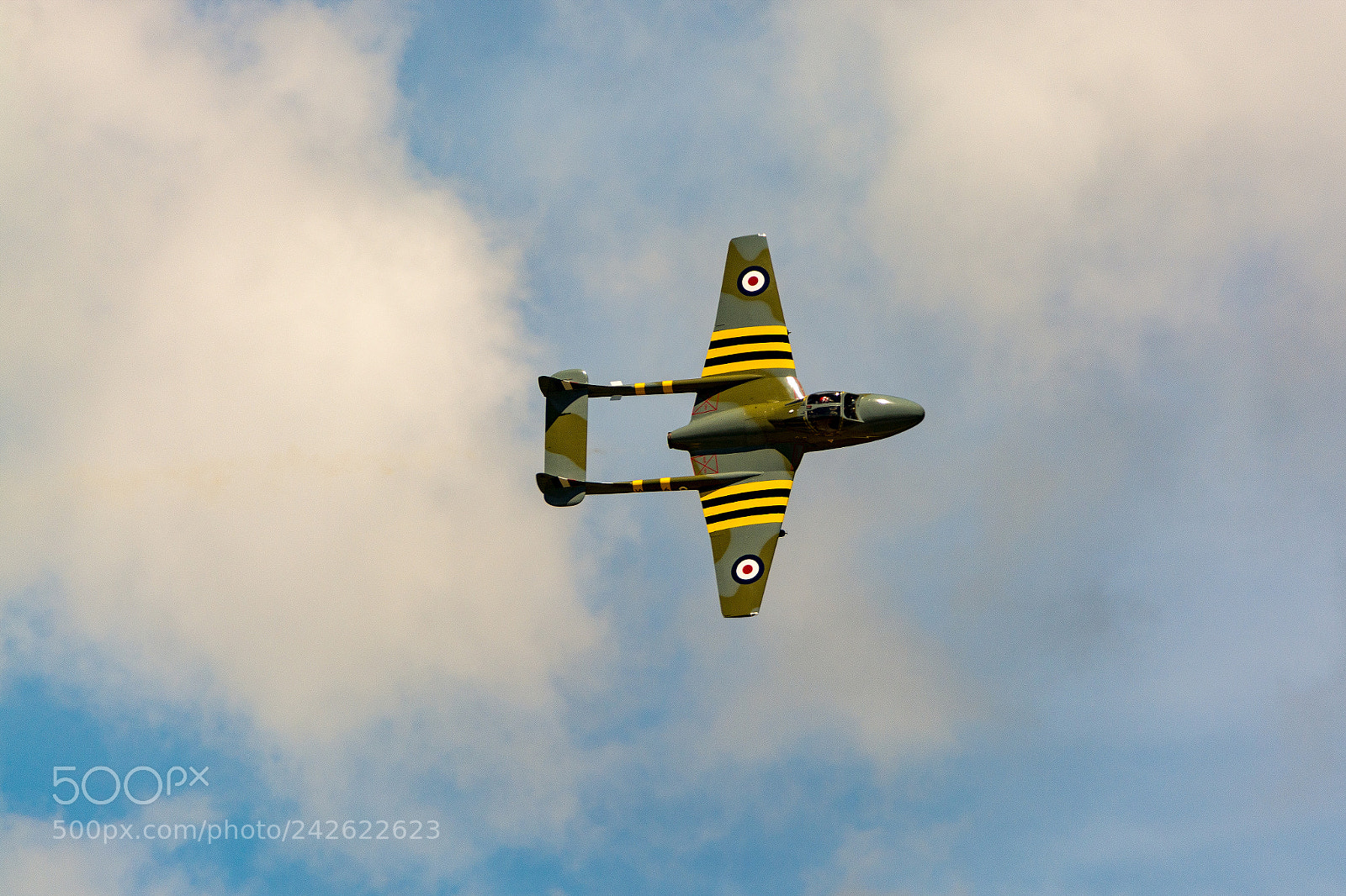 Nikon D7100 sample photo. De havilland vampire photography