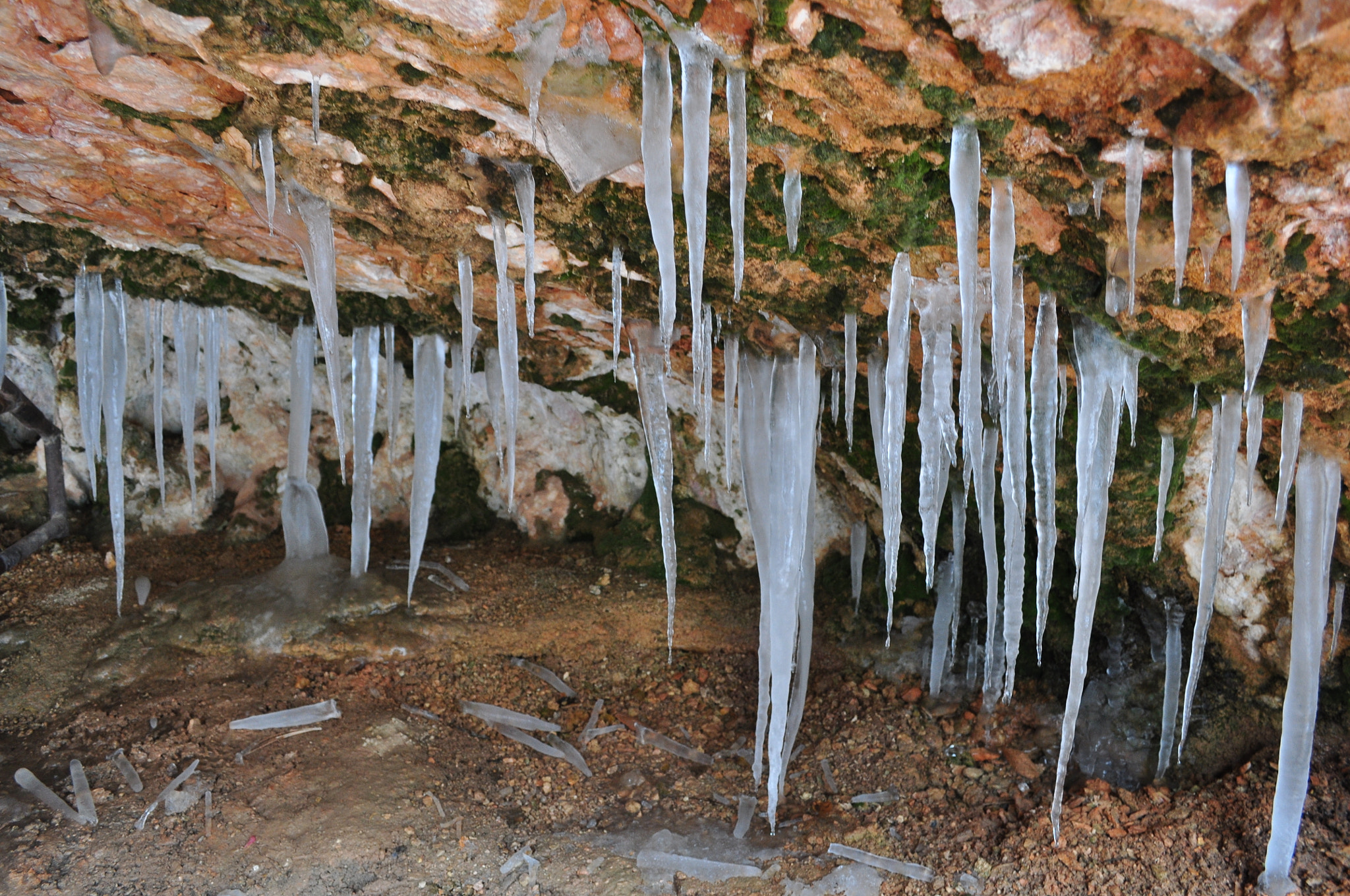 Nikon D90 sample photo. Icy cave photography