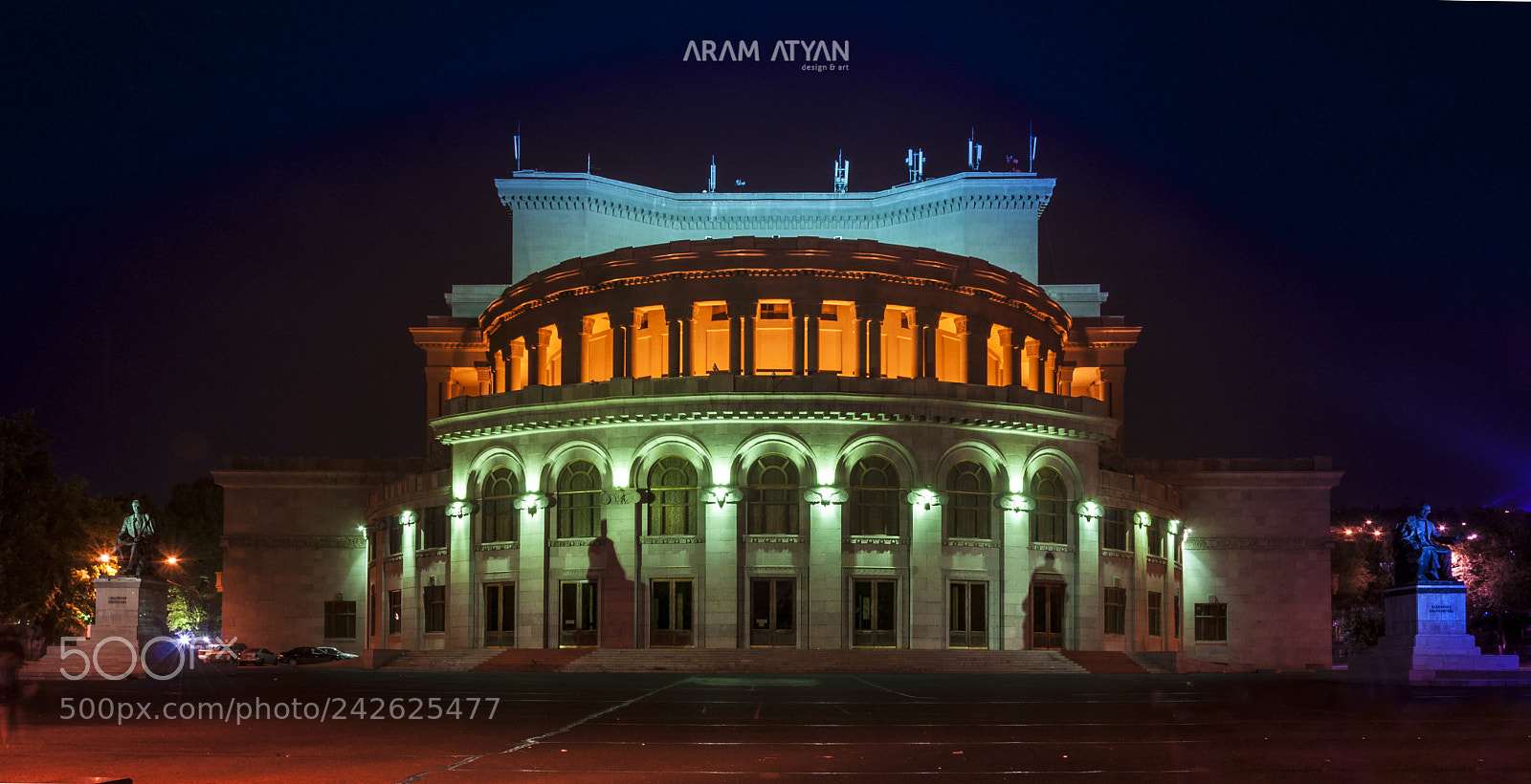 Nikon D90 sample photo. Armenian opera theater photography