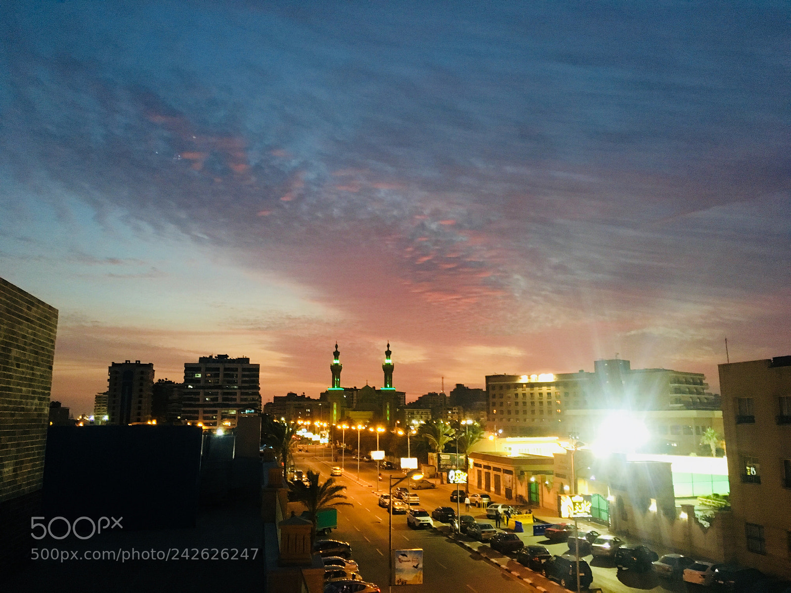 Apple iPhone 6s sample photo. Sunset_port said_egypt photography