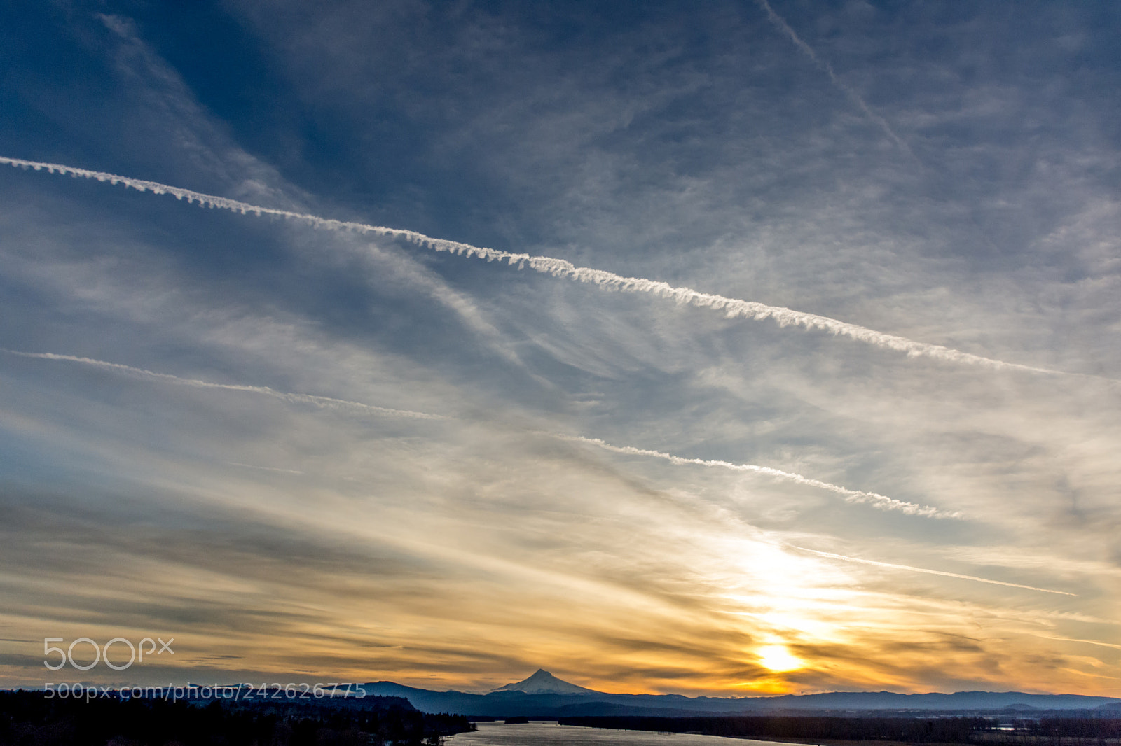 Nikon D7100 sample photo. Good morning, mount hood photography