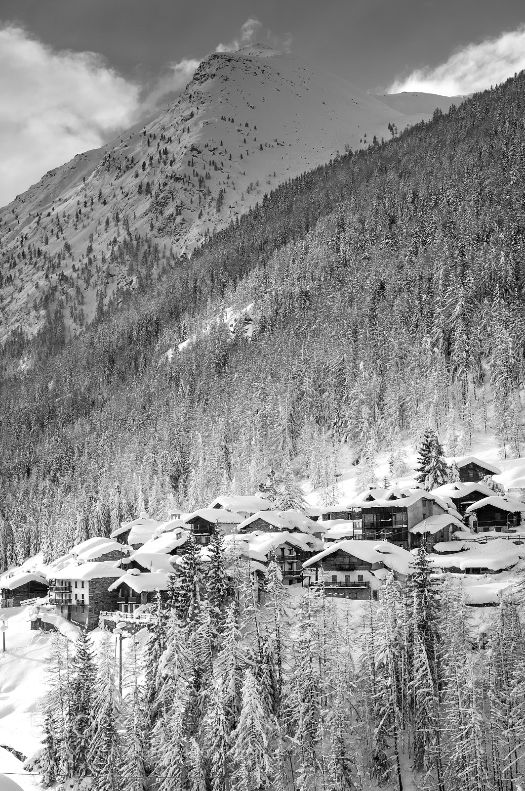 Nikon D300S sample photo. Winter landscape photography