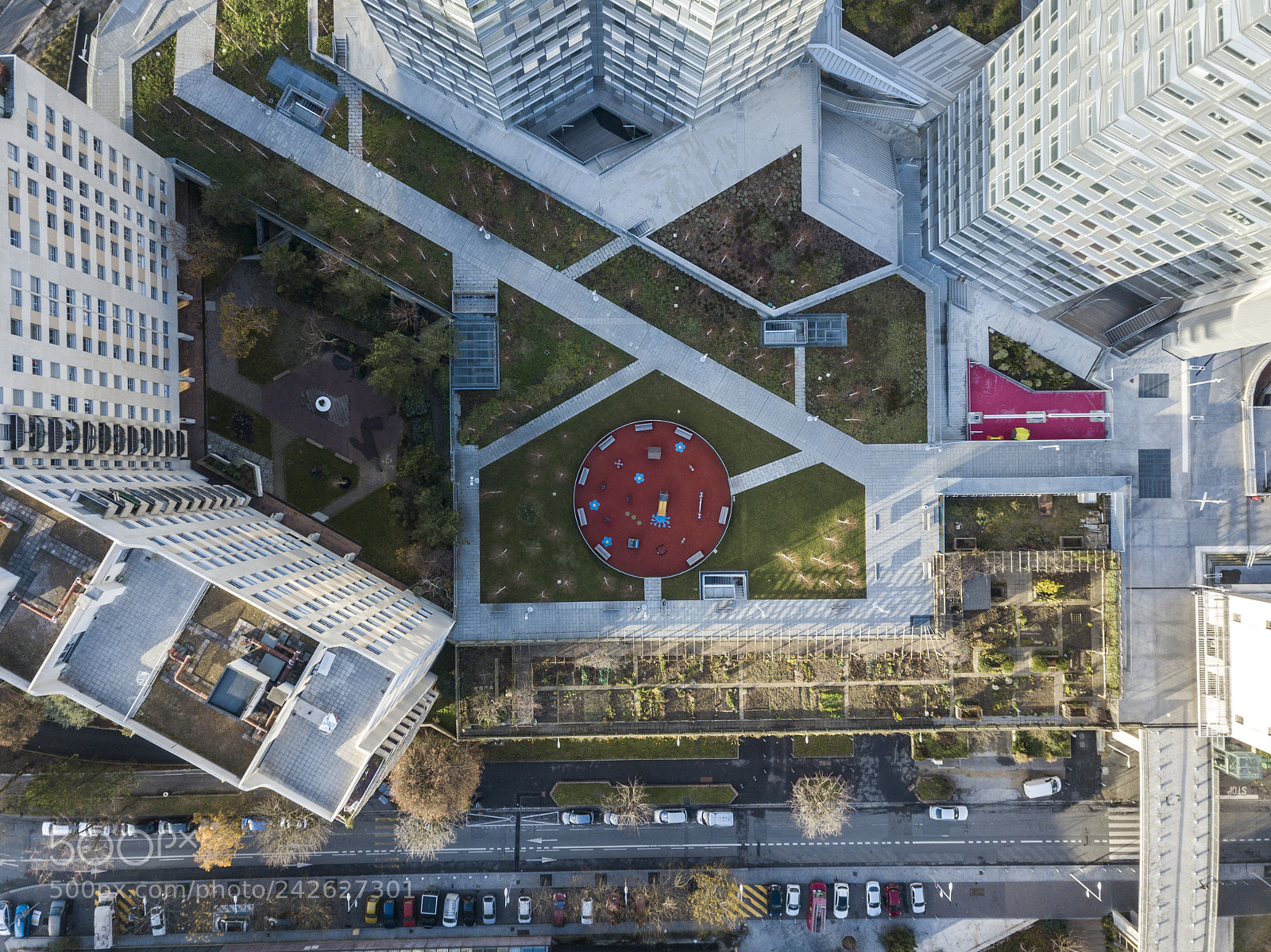 DJI FC220 sample photo. Playground photography