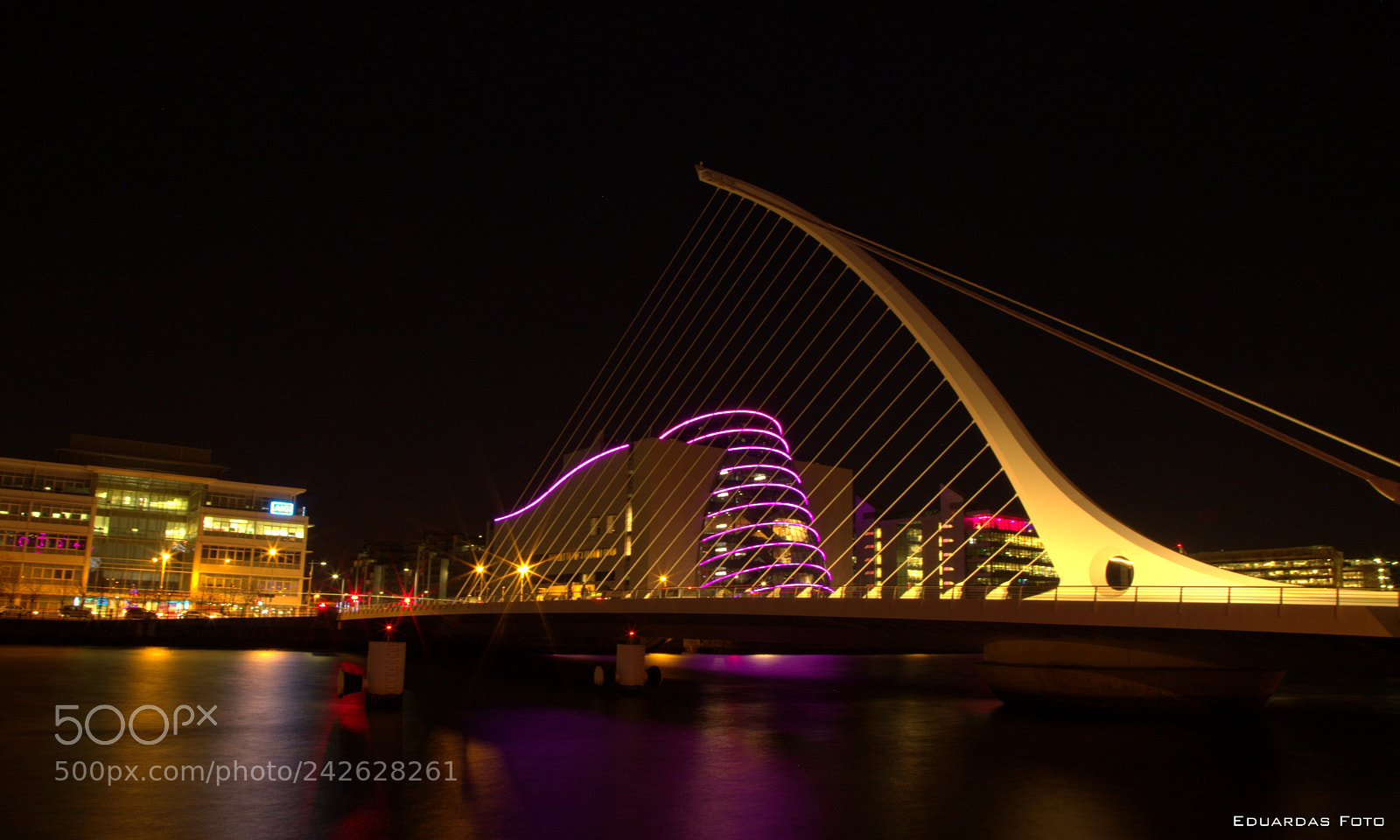 Canon EF 24-105mm F4L IS USM sample photo. Samuel beckett bridge dublin photography