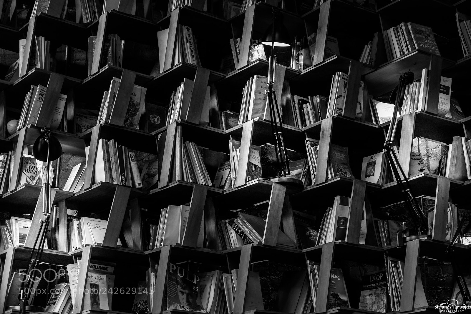 Sony a7R sample photo. A bookshelf photography