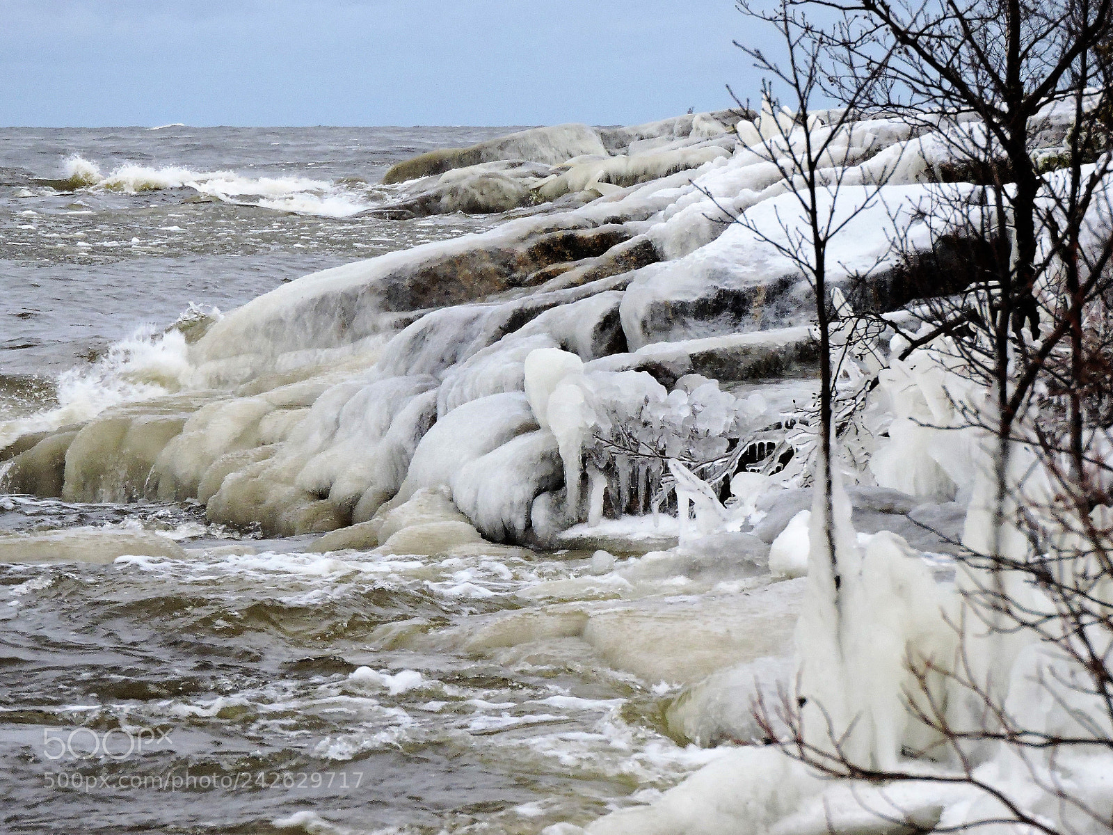 Nikon Coolpix P600 sample photo. Winterstorm photography