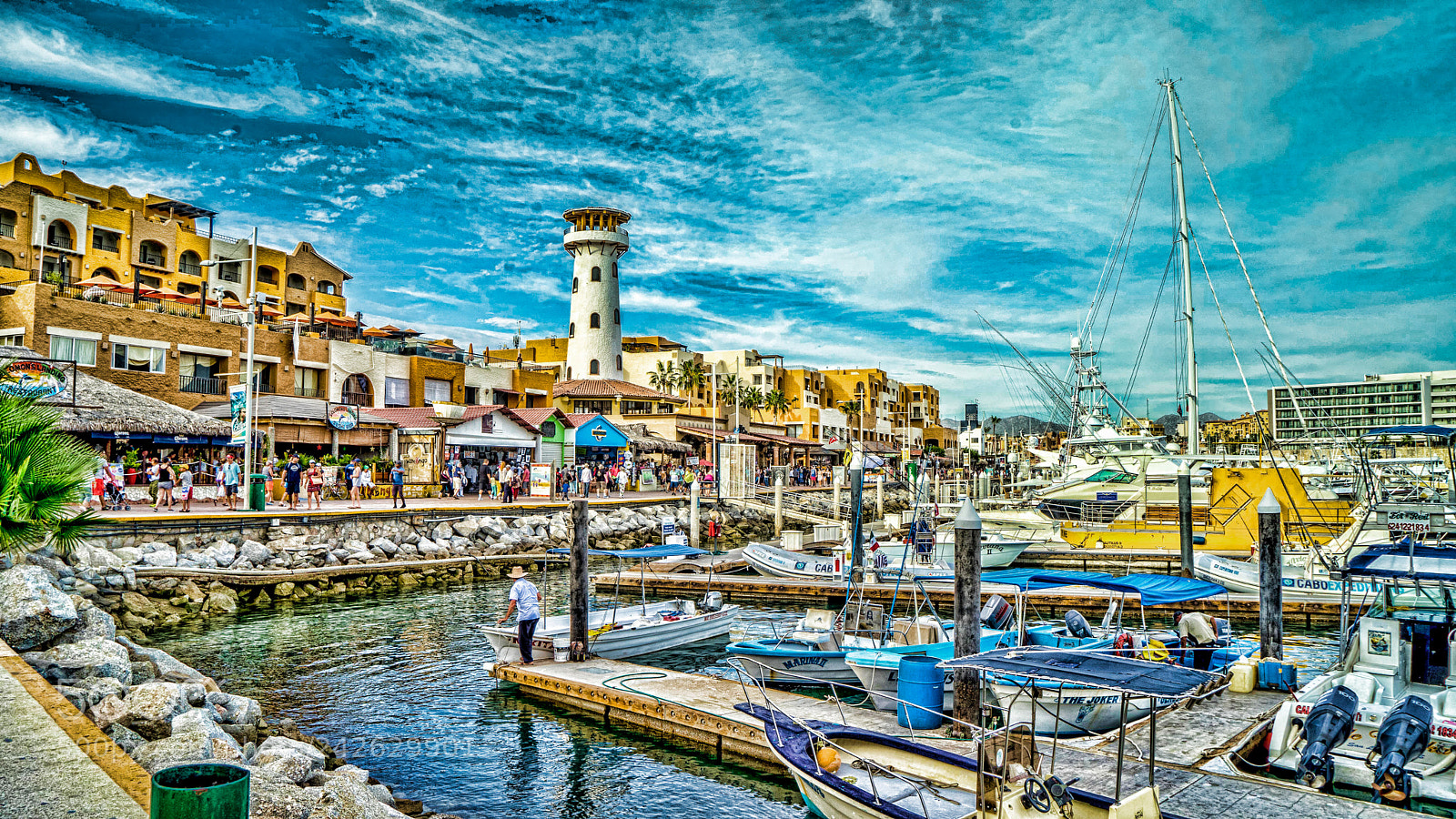 Sony a7 II sample photo. Cabo san lucas marina photography