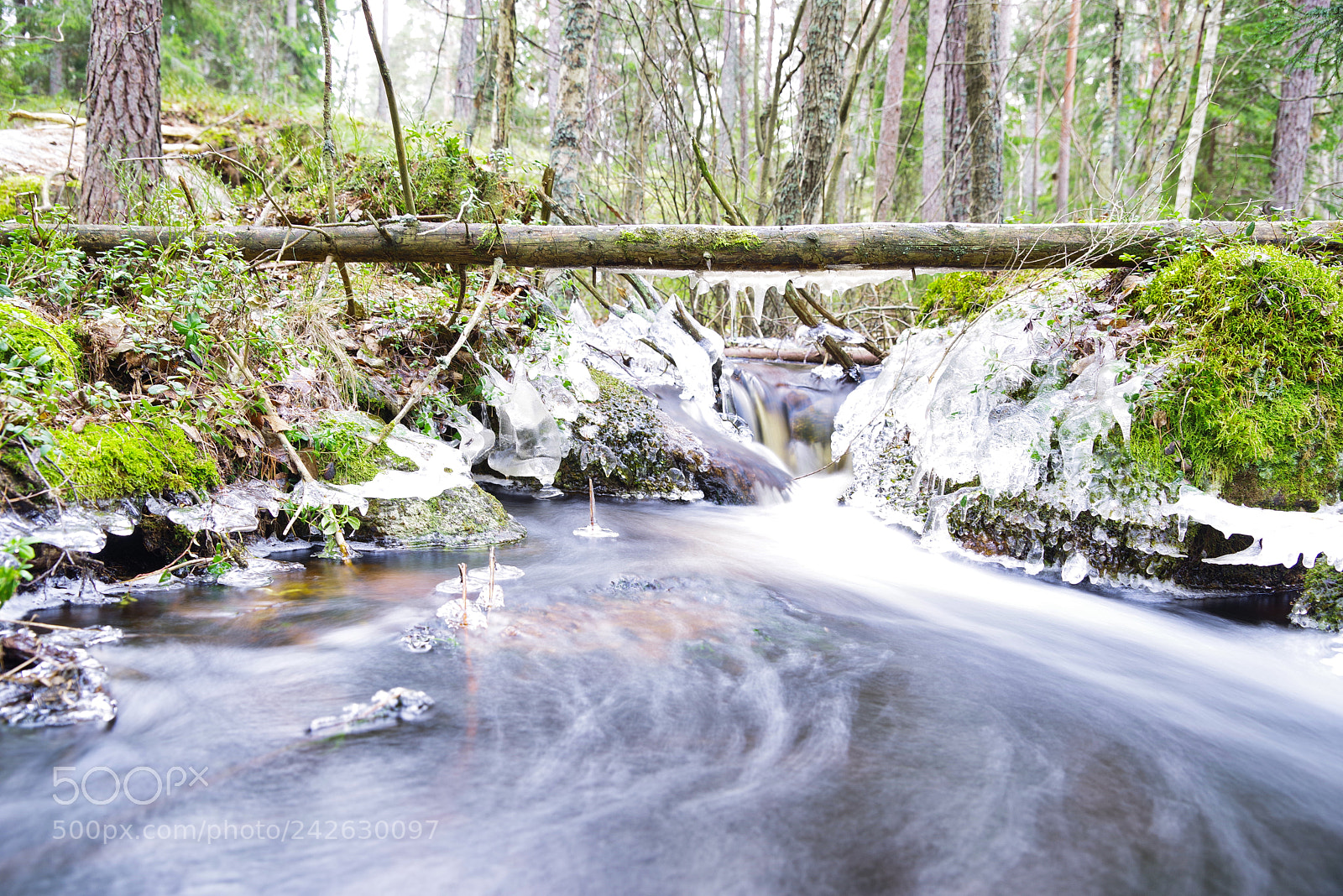 Pentax K-1 sample photo. Ice and water photography