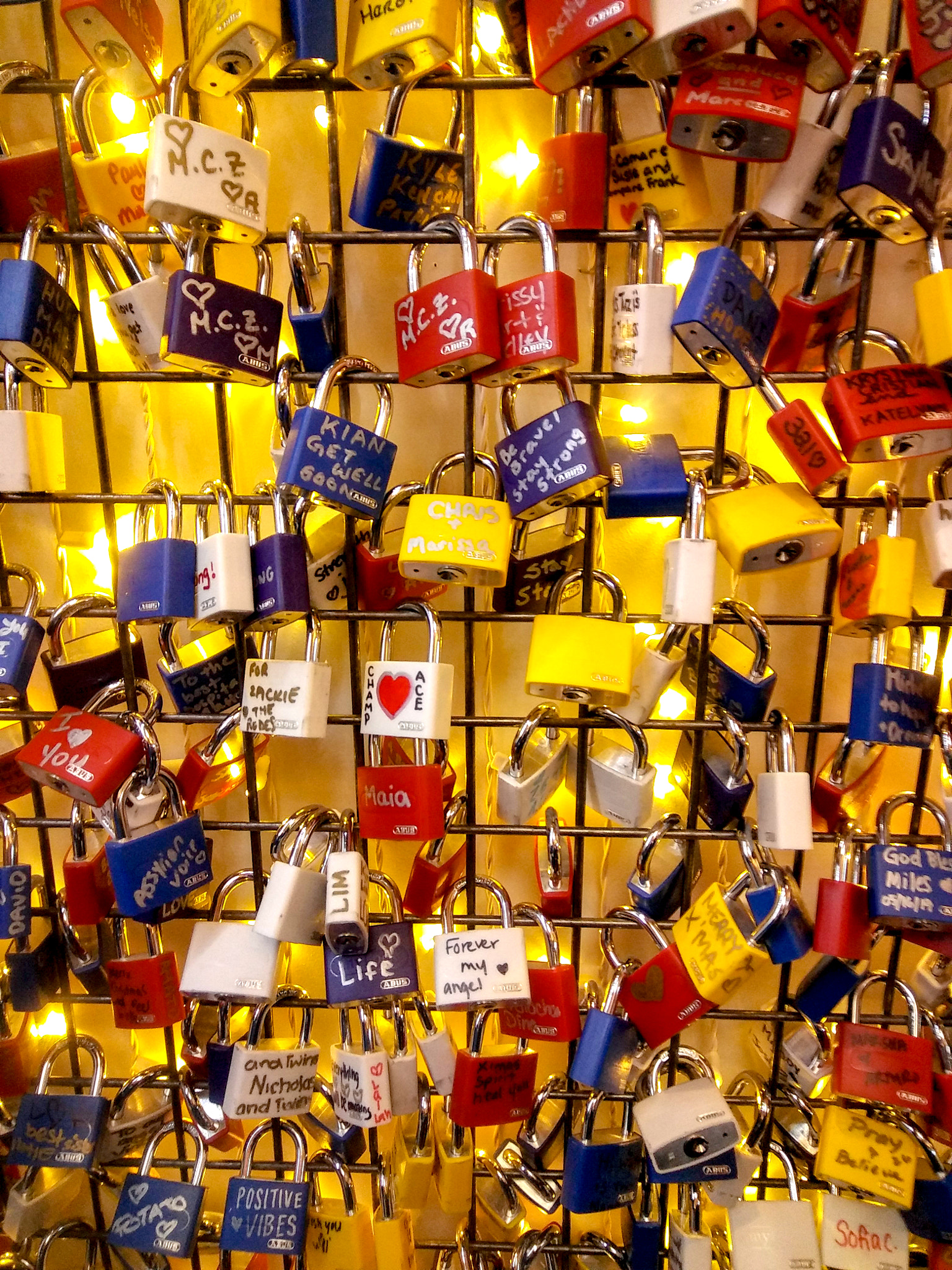 LG STYLO 2 PLUS sample photo. Locks of love. photography