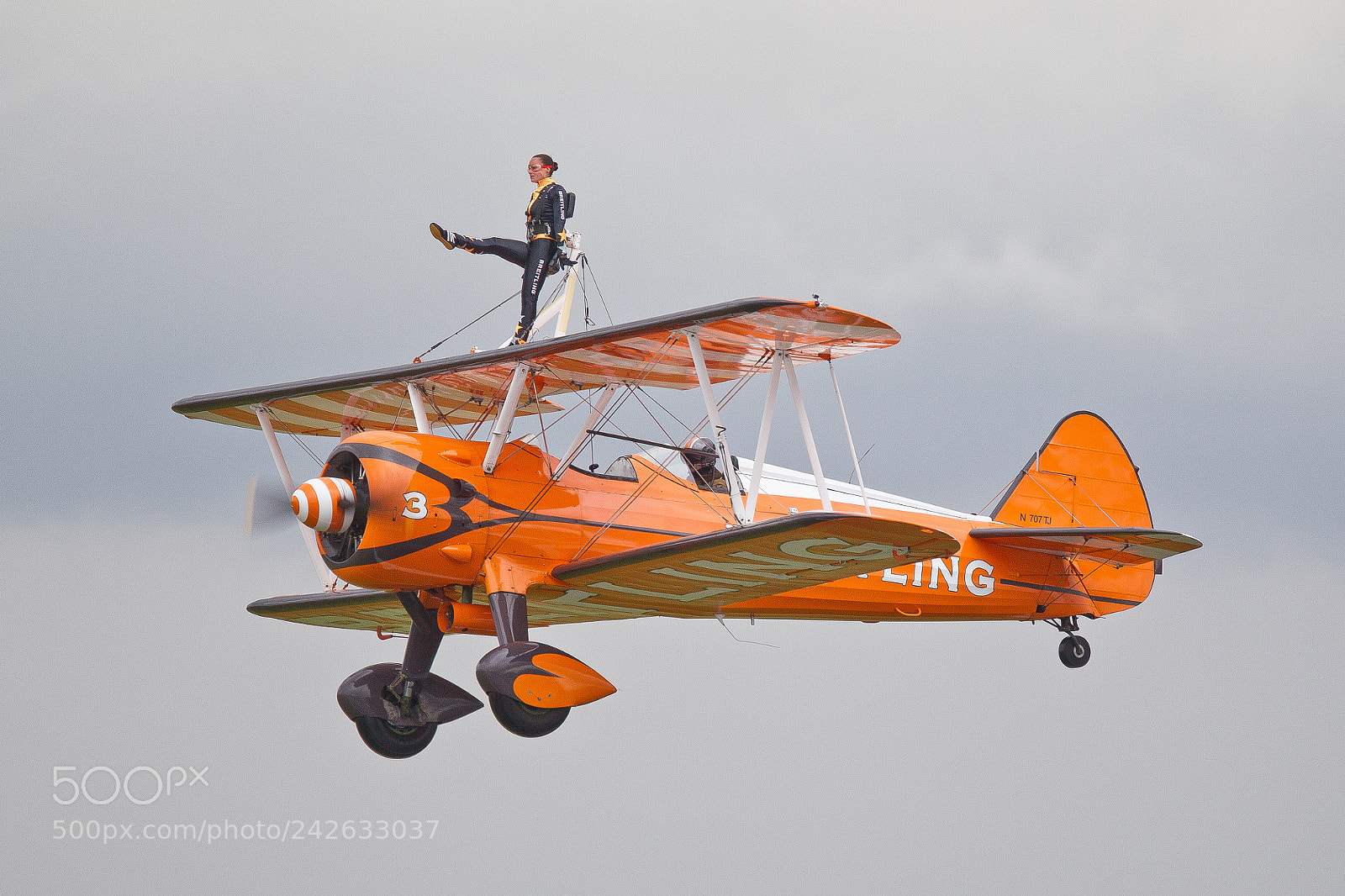 Canon EOS-1D Mark IV sample photo. Breitling wingwalker photography