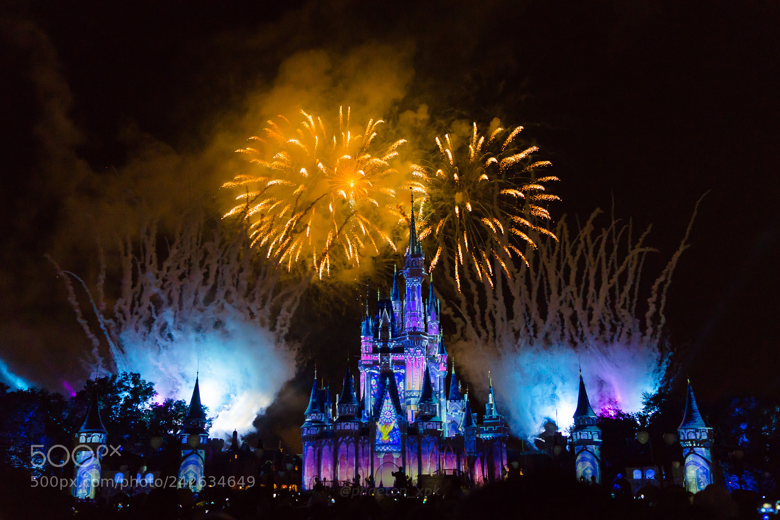 Sony Cyber-shot DSC-RX1 sample photo. Fireworks at disneyland photography