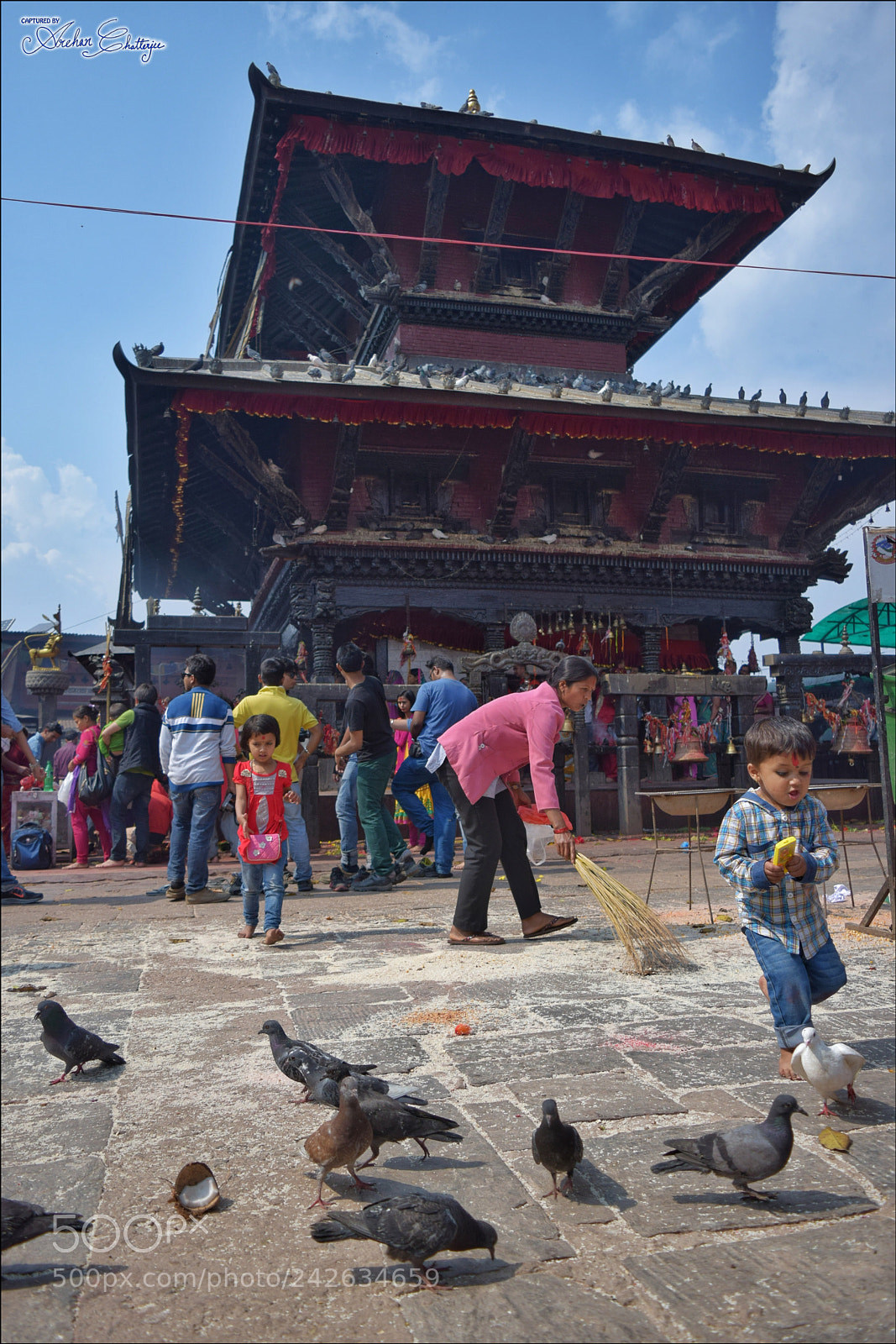 Nikon D3300 sample photo. Manakamona temple, pokhara photography