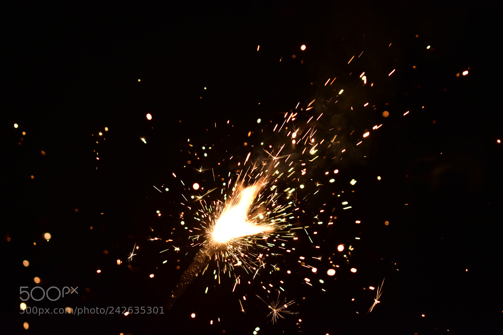 Nikon D3400 sample photo. Sparkler photography