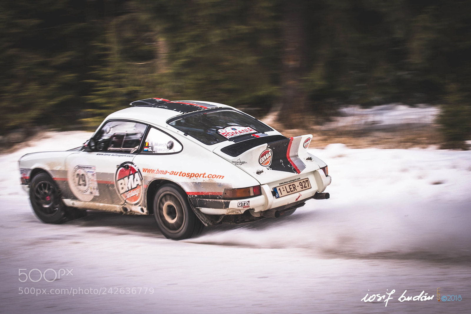 Nikon D800 sample photo. Hstoric winter rally shakedown photography