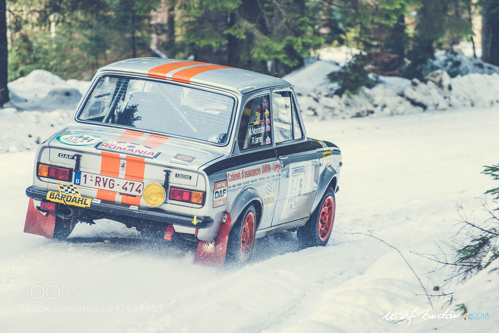 Nikon D800 sample photo. Hstoric winter rally shakedown photography