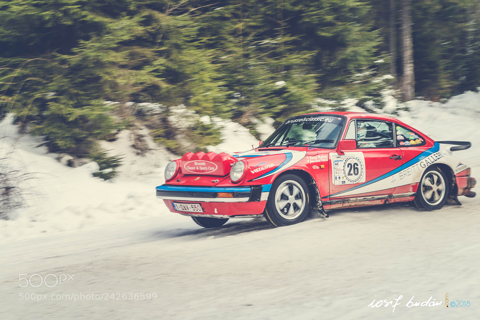 Nikon D800 sample photo. Hstoric winter rally shakedown photography