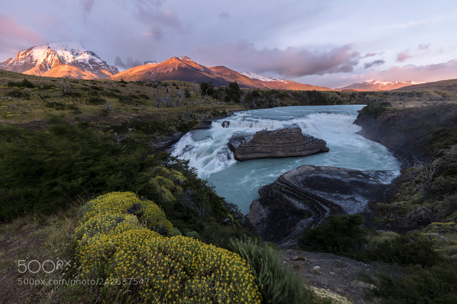 Canon EOS 5DS R sample photo. Cascada del rio paine photography