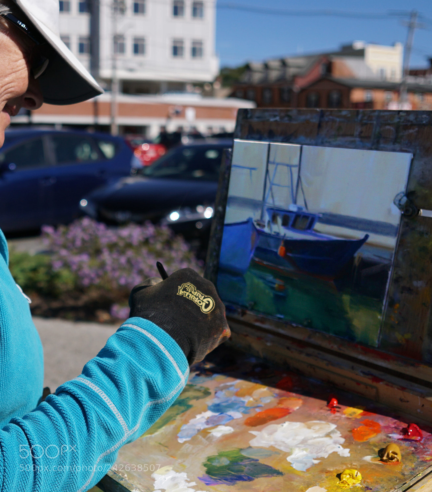 Sony a6500 sample photo. An artist at work photography