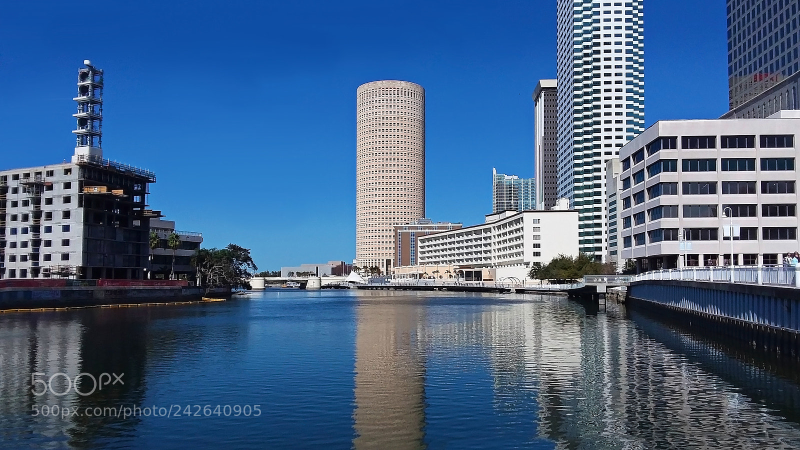 Samsung Galaxy J7 sample photo. Downtown tampa waterfront view photography