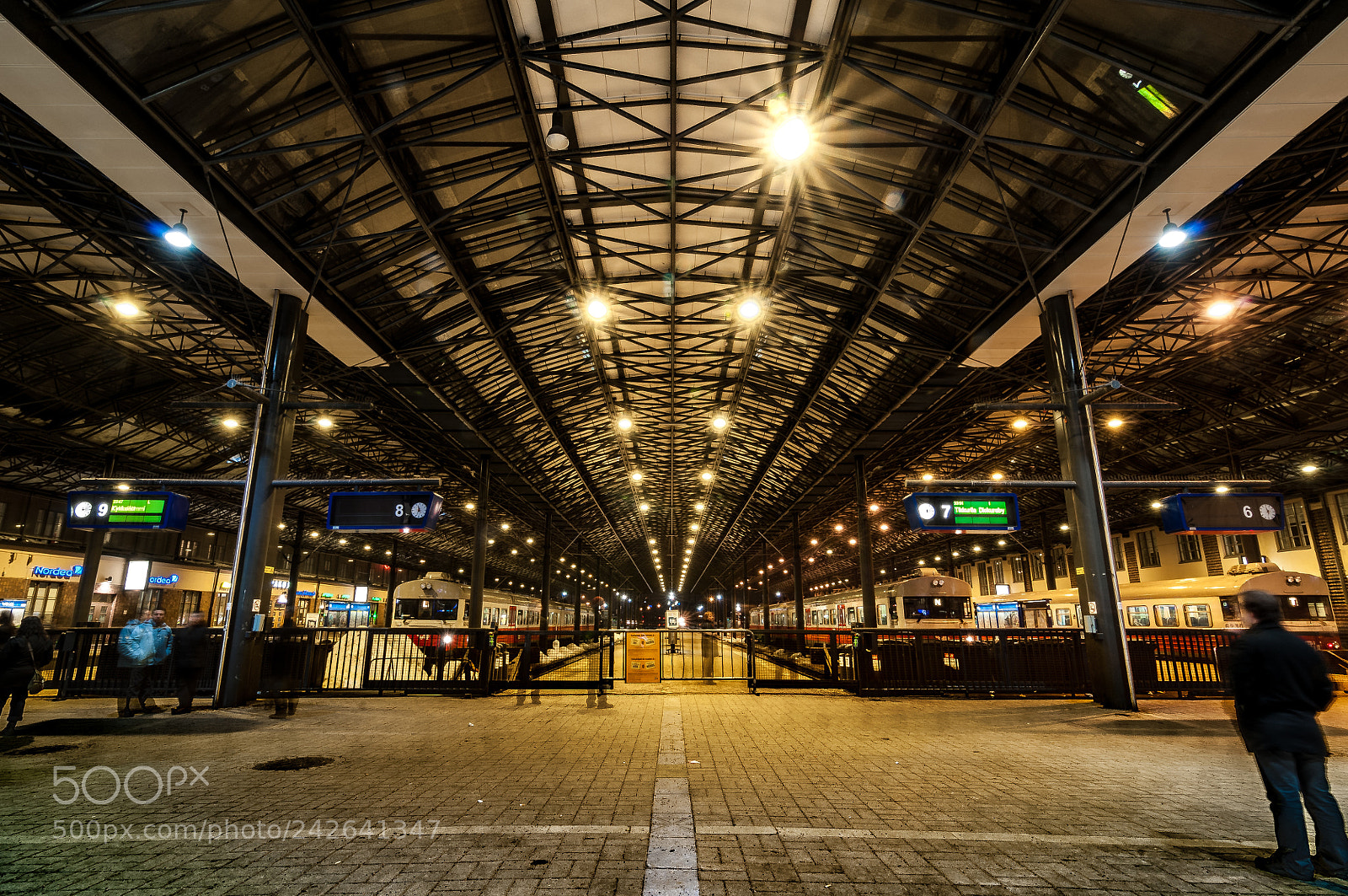 Nikon D300 sample photo. Helsinki central railway station photography