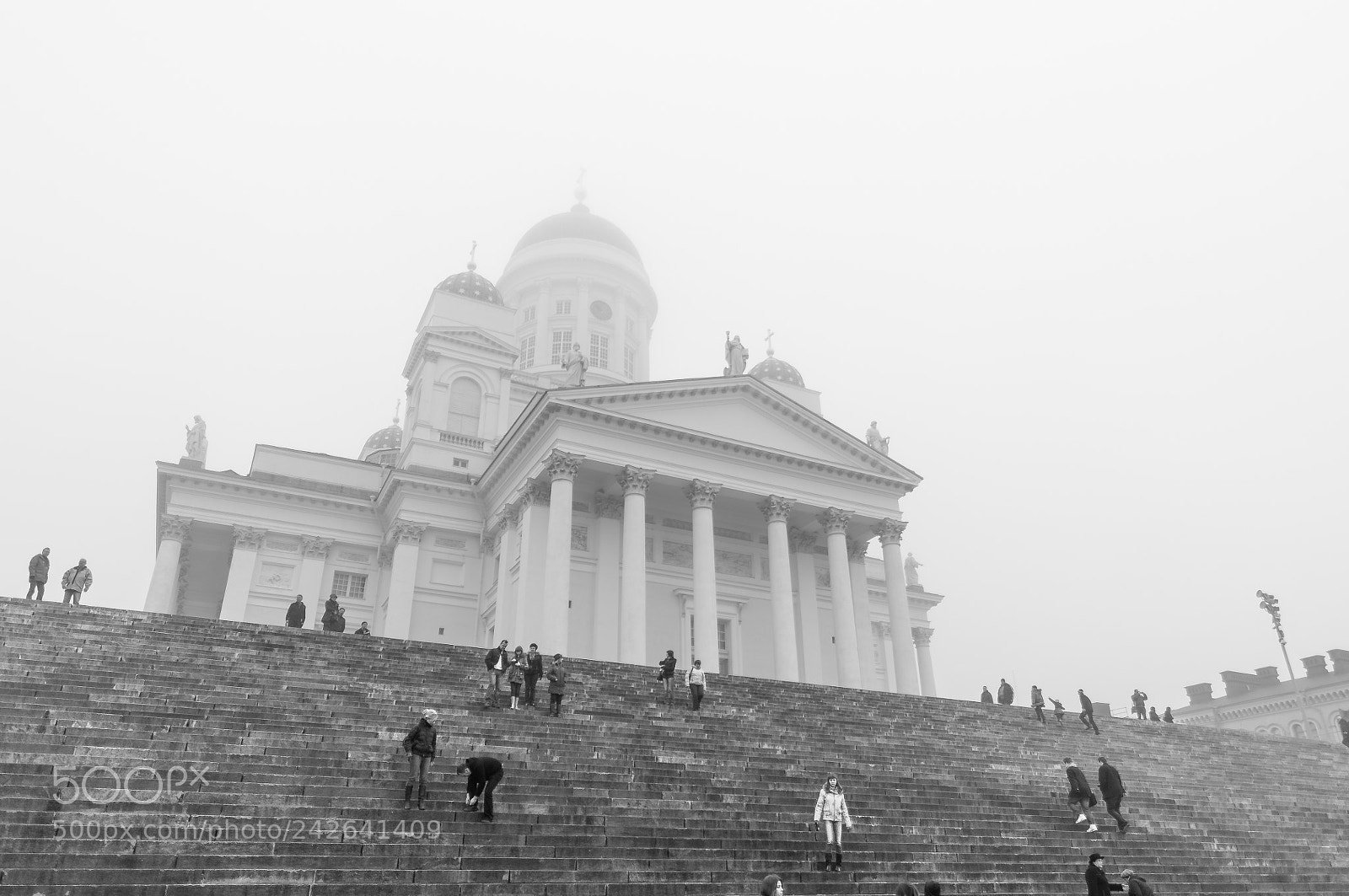 Nikon D300 sample photo. Helsinki cathedral photography