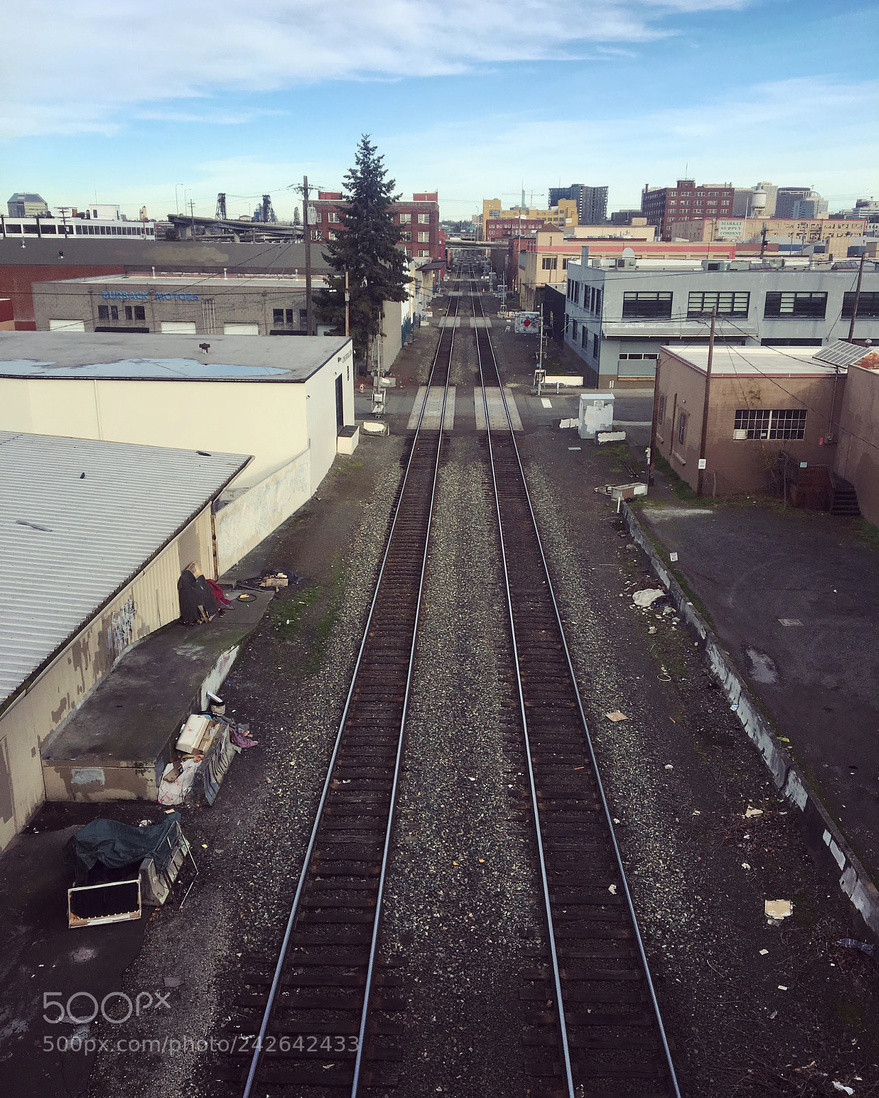 Apple iPhone 6s sample photo. Train tracks photography