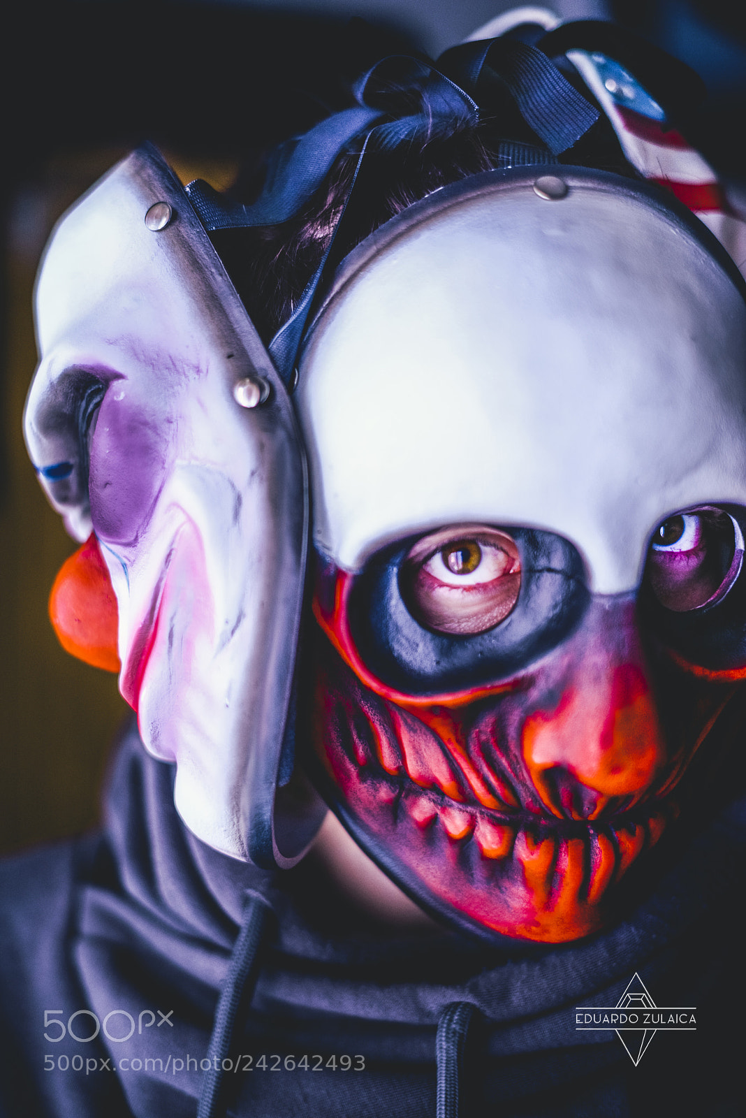 Nikon D800 sample photo. Payday masks - chain photography