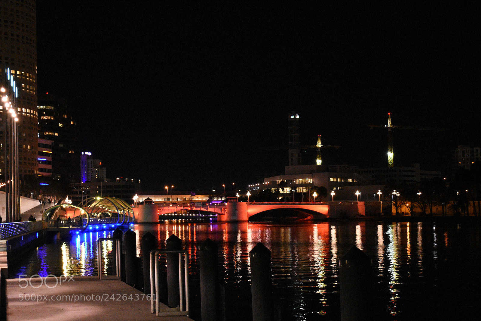 Nikon D3400 sample photo. Bridge light reflection on photography