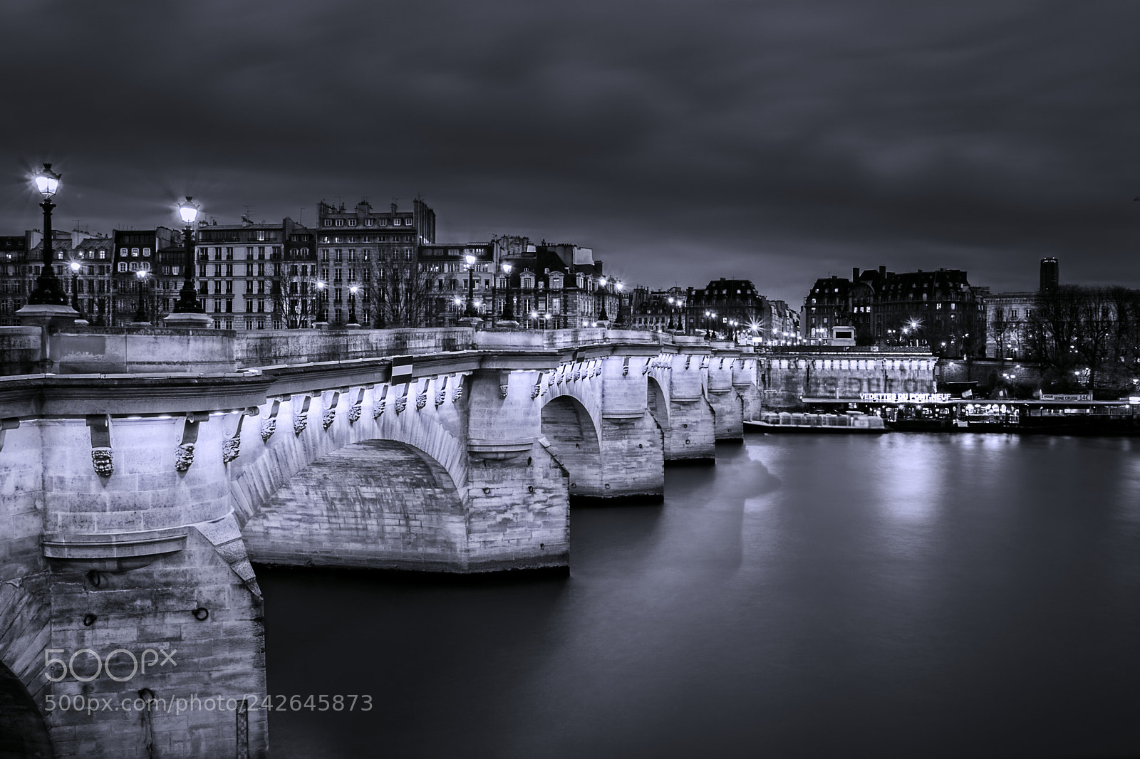 Nikon D7200 sample photo. Pont neuf en noir photography