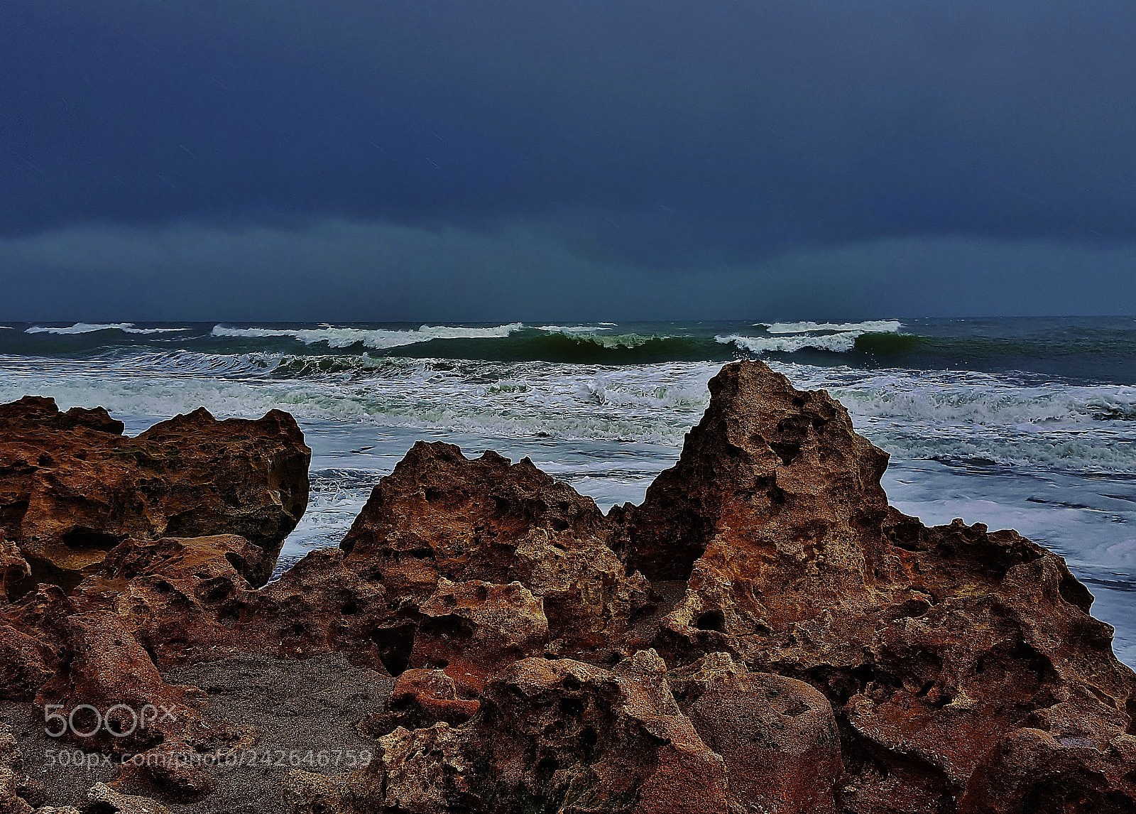 Samsung Galaxy S6 sample photo. Jupiter island storms 2018 photography