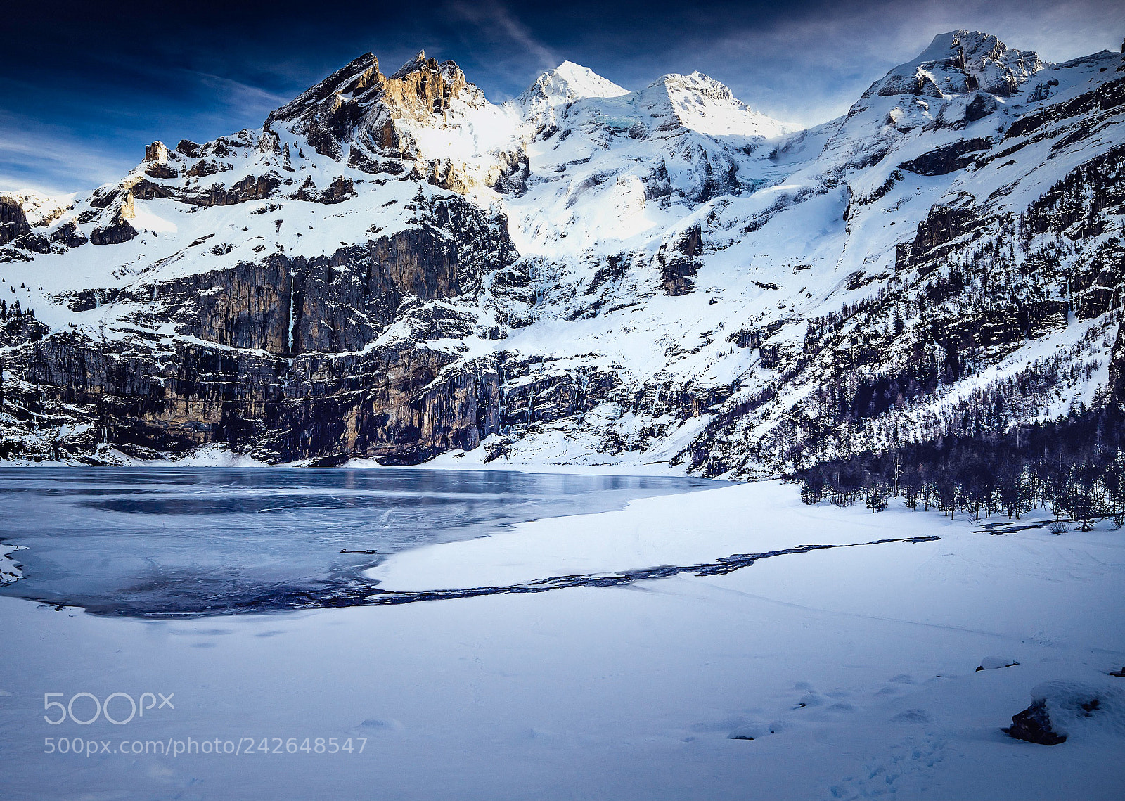 Sony a7R sample photo. Oeschinensee kandersteg photography