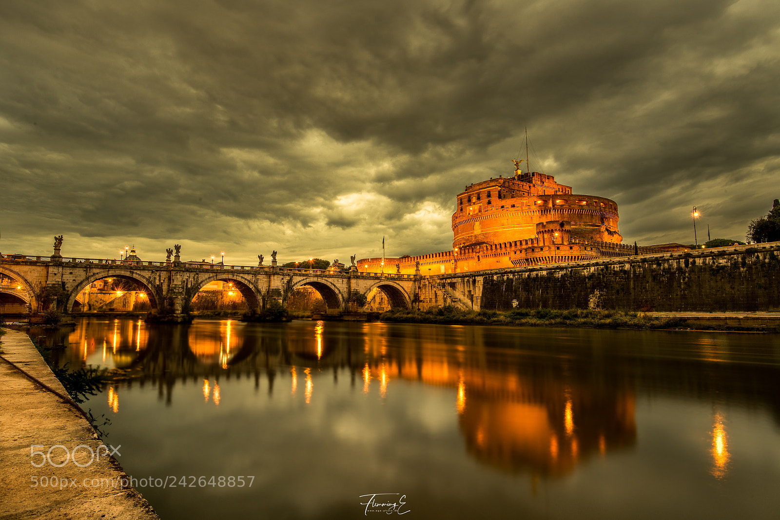 Nikon D810 sample photo. Castel sant'angelo photography