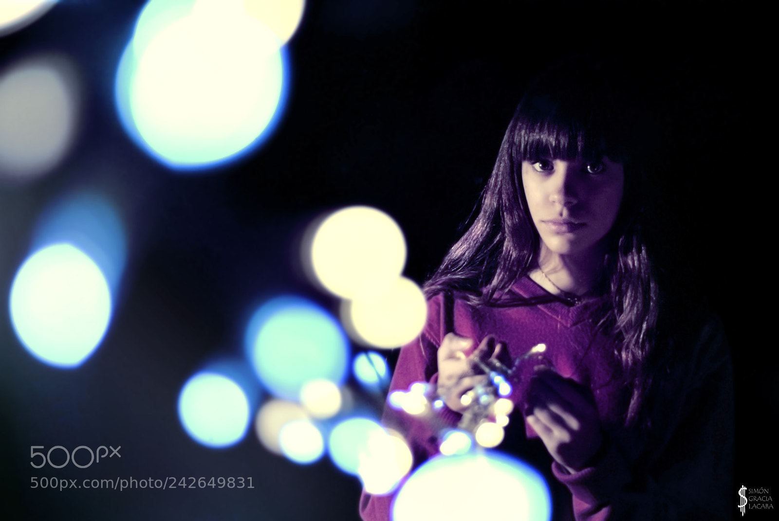 Nikon D3000 sample photo. Bokeh night photography