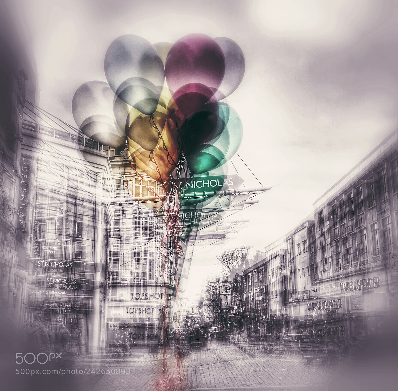 HUAWEI P9 sample photo. Balloons photography