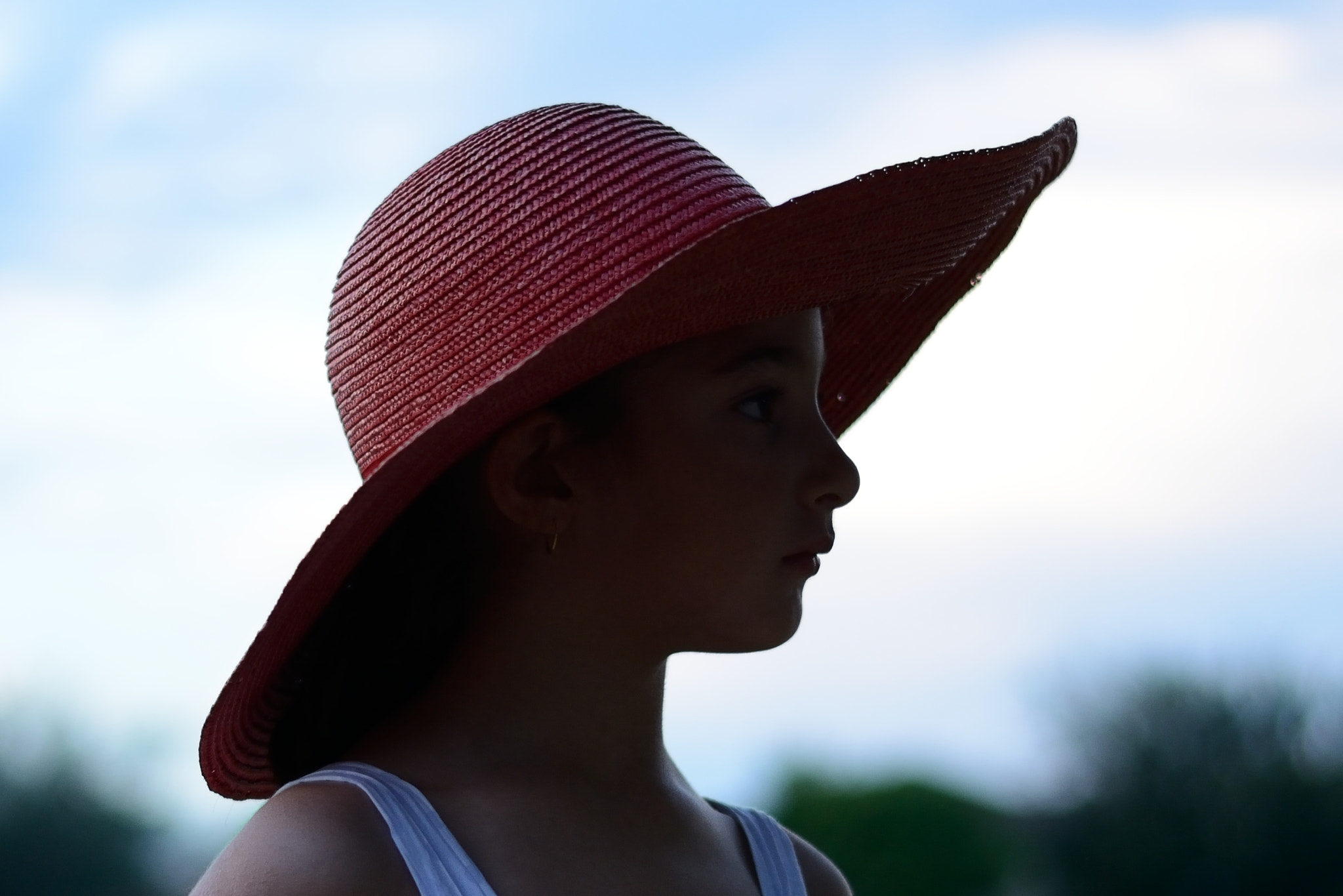 Nikon D7100 + Nikon AF-S Nikkor 50mm F1.8G sample photo. The girl with the red hat photography