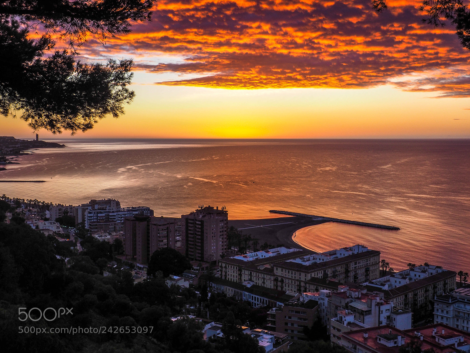 Olympus OM-D E-M10 sample photo. Winter sunrise malaga photography